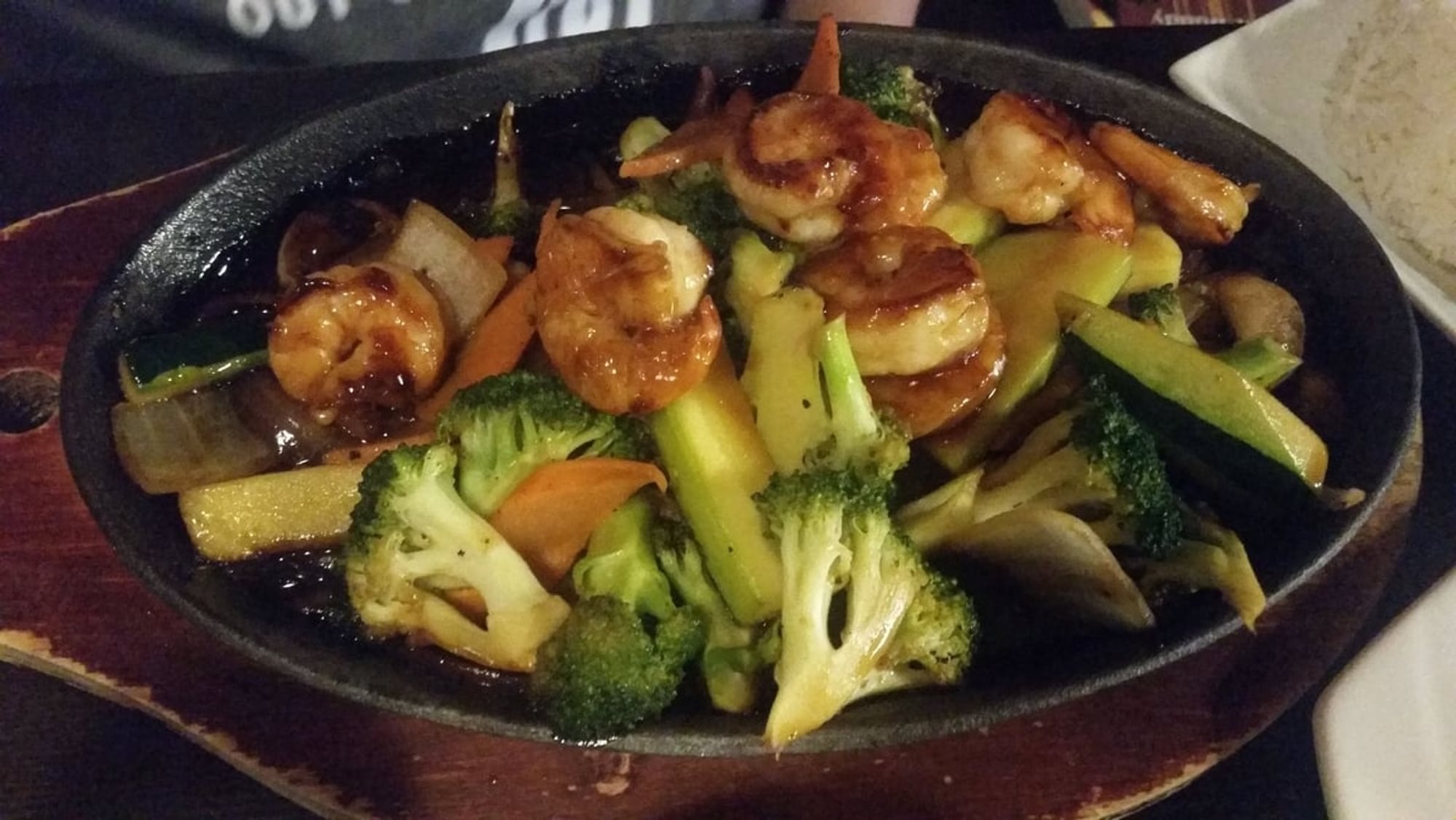Teriyaki Scallop Entree
