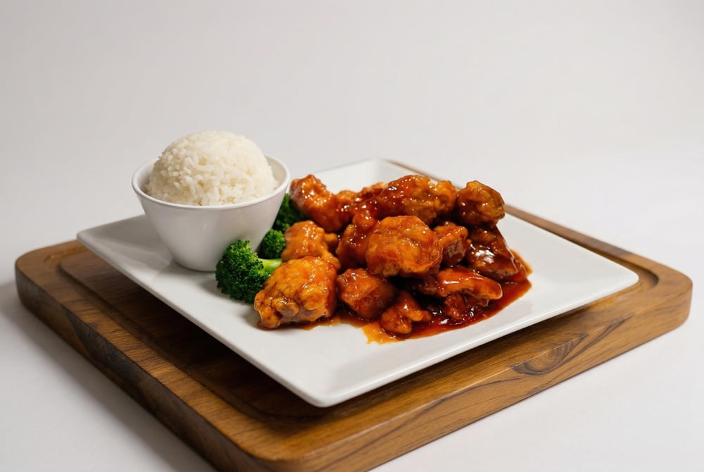 古老鸡 General Tso's Bourbon Chicken
