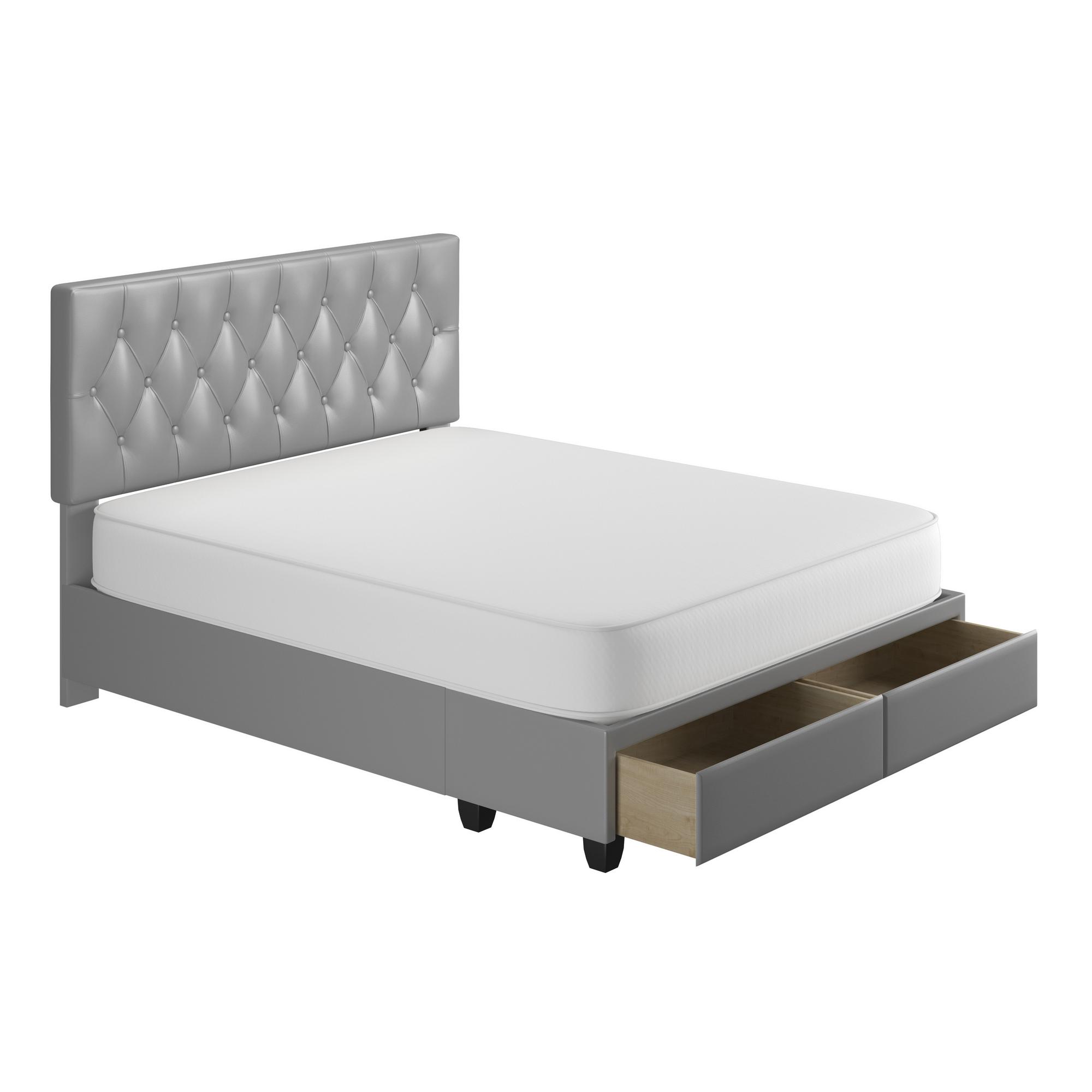 Full Uptown Storage Bed - Gray 