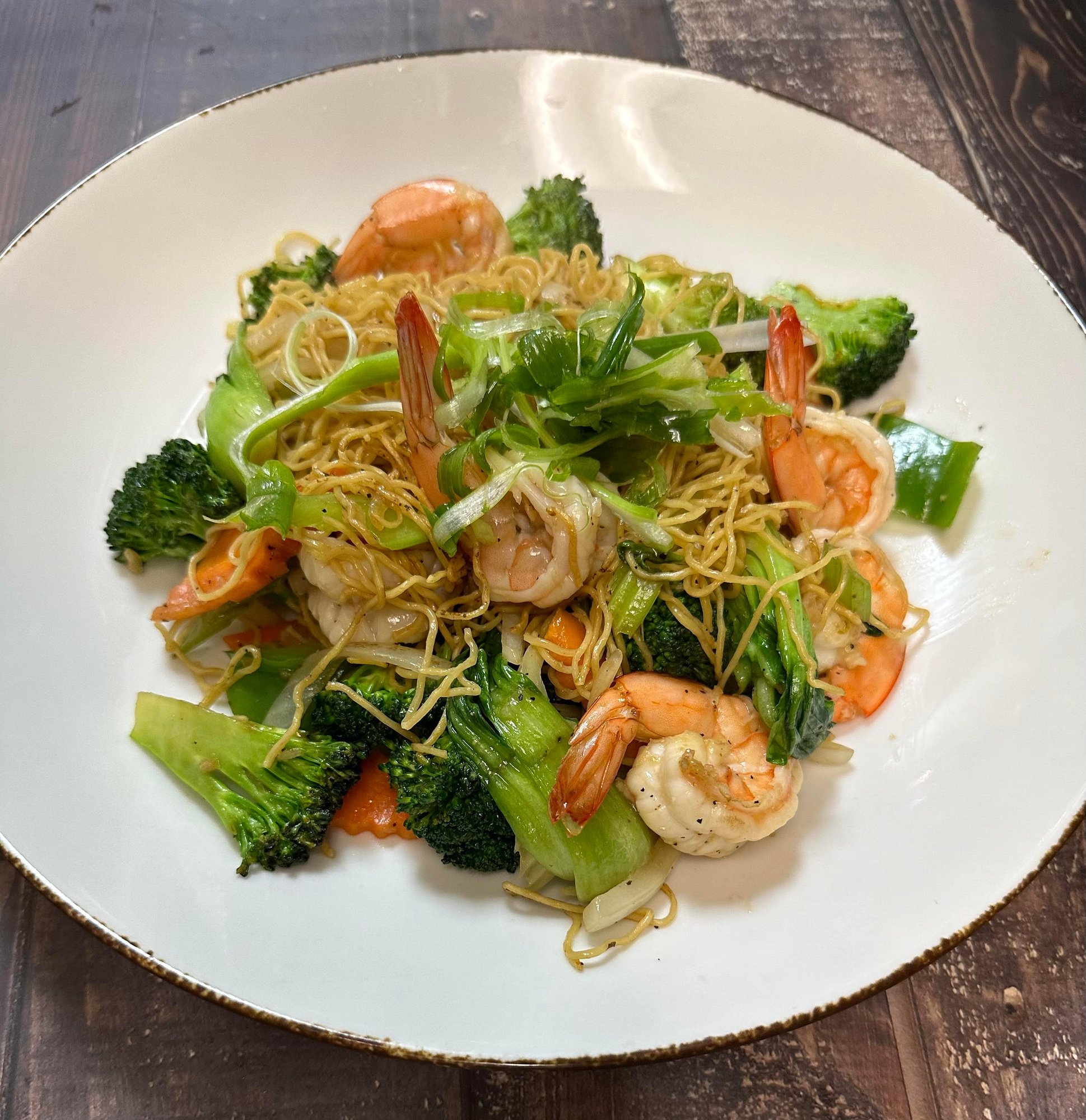 Garlic Egg Noodle (Mi Xao Mem)