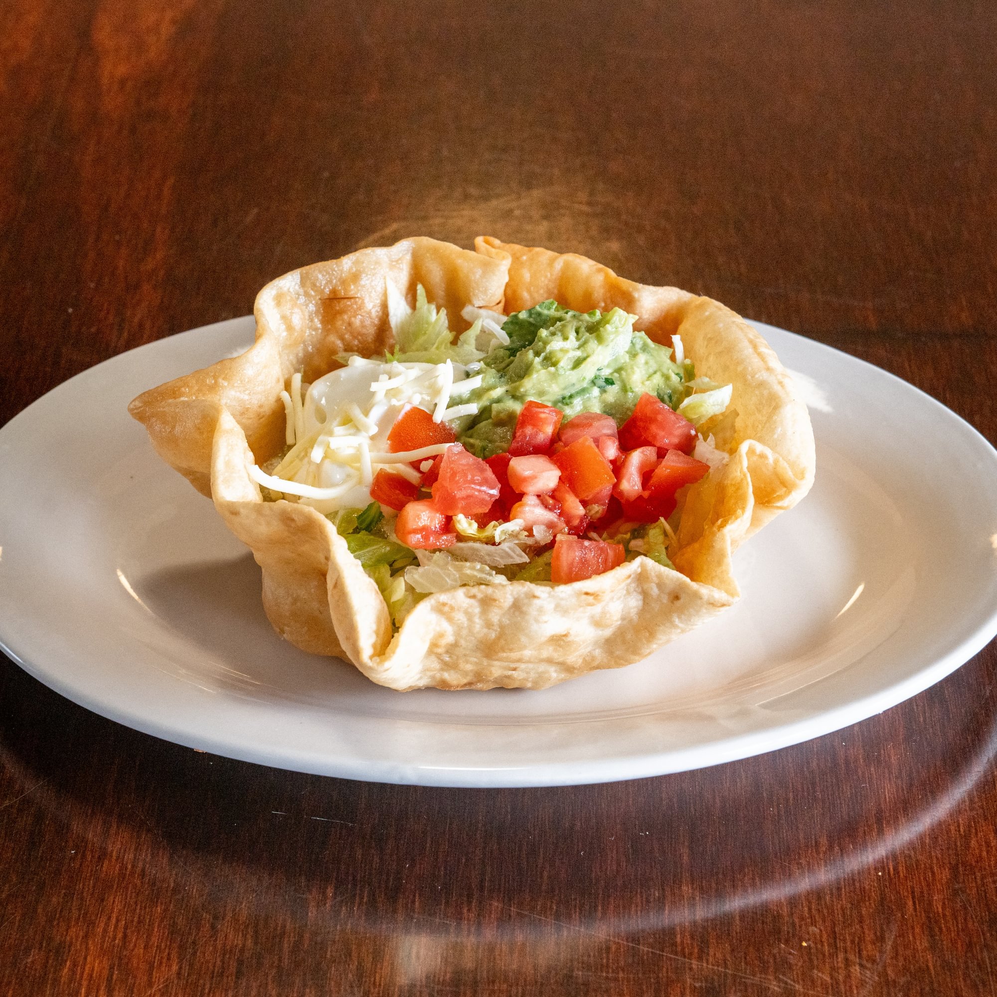Shredded Chicken Taco Salad