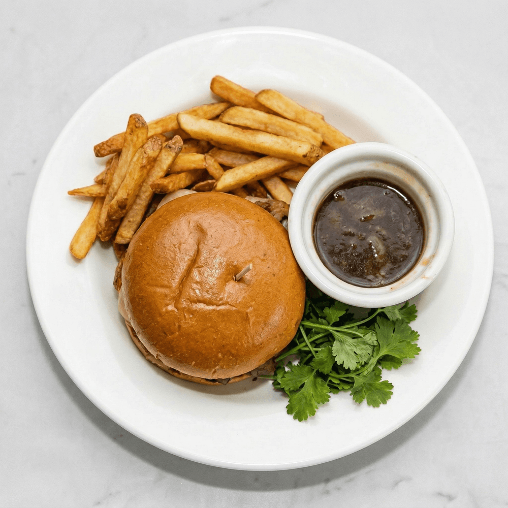 French Onion Burger