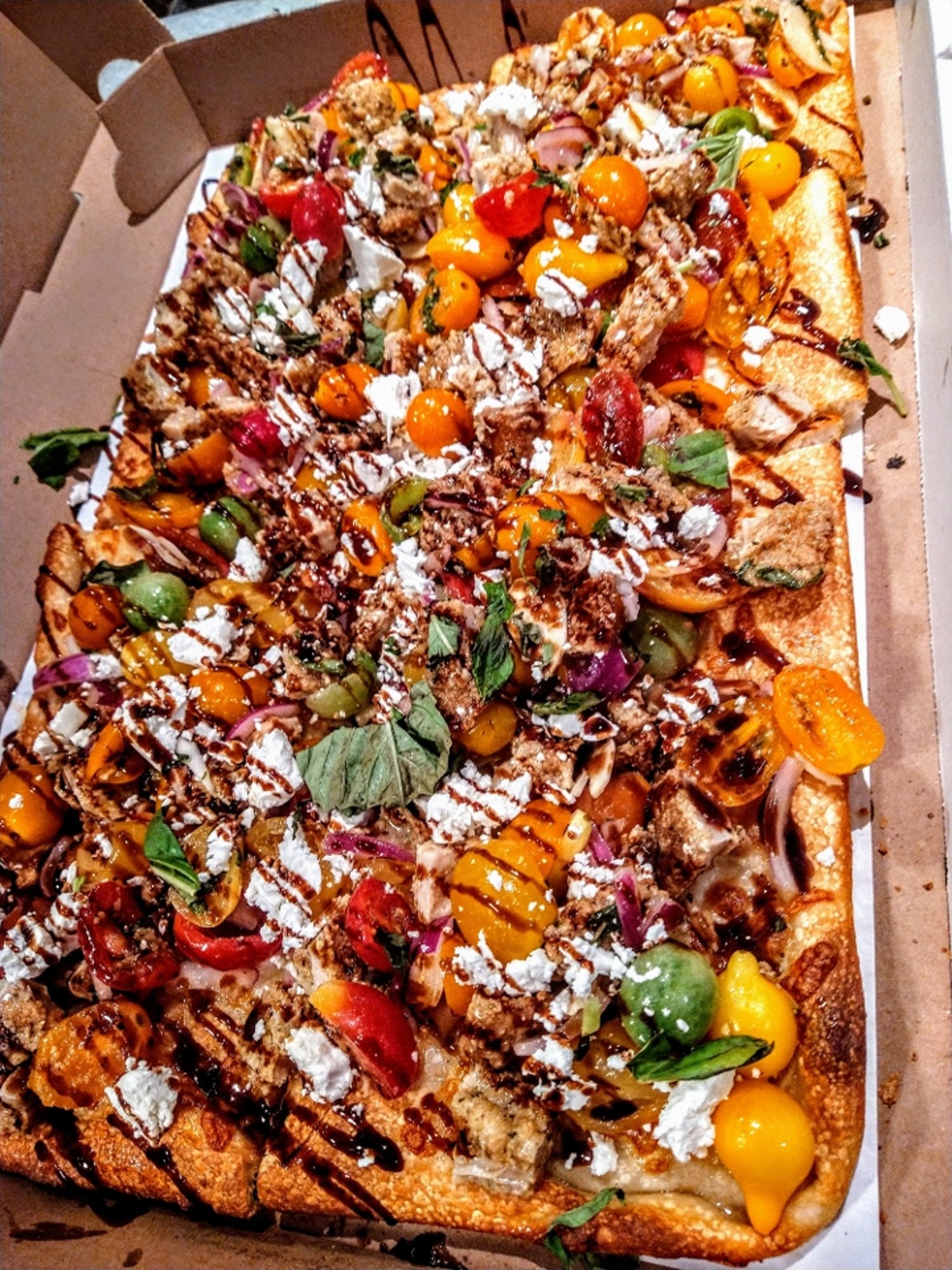 Chicken Bruschetta Square