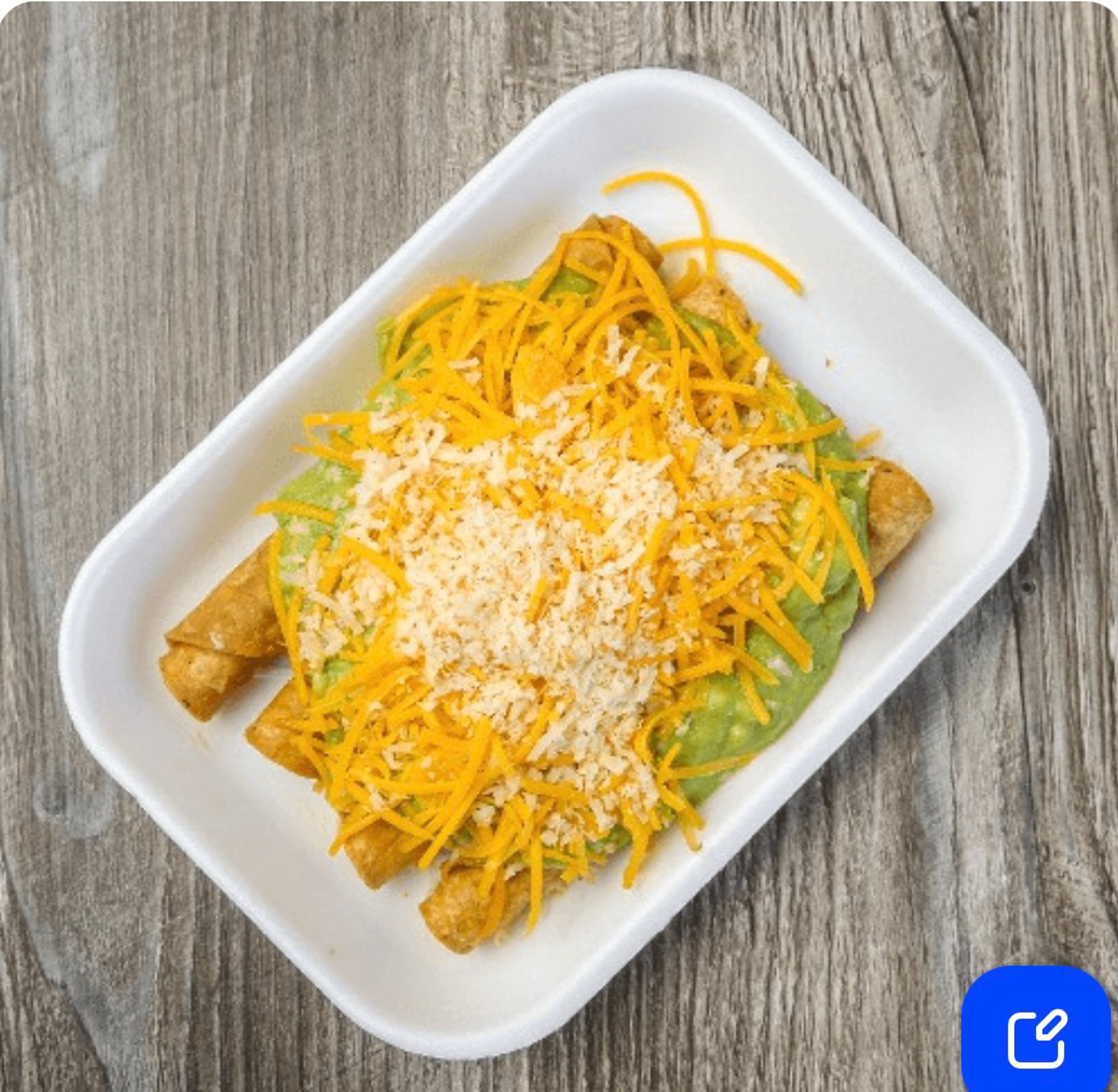 3 Chicken Rolled tacos 