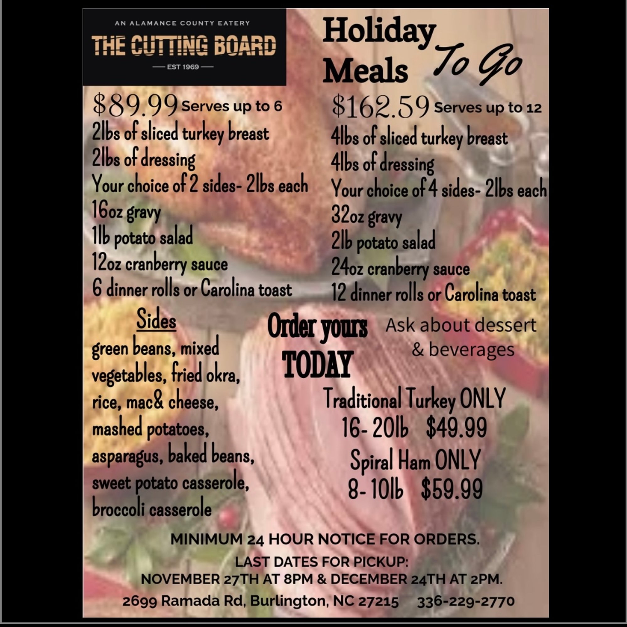 Holiday Meals