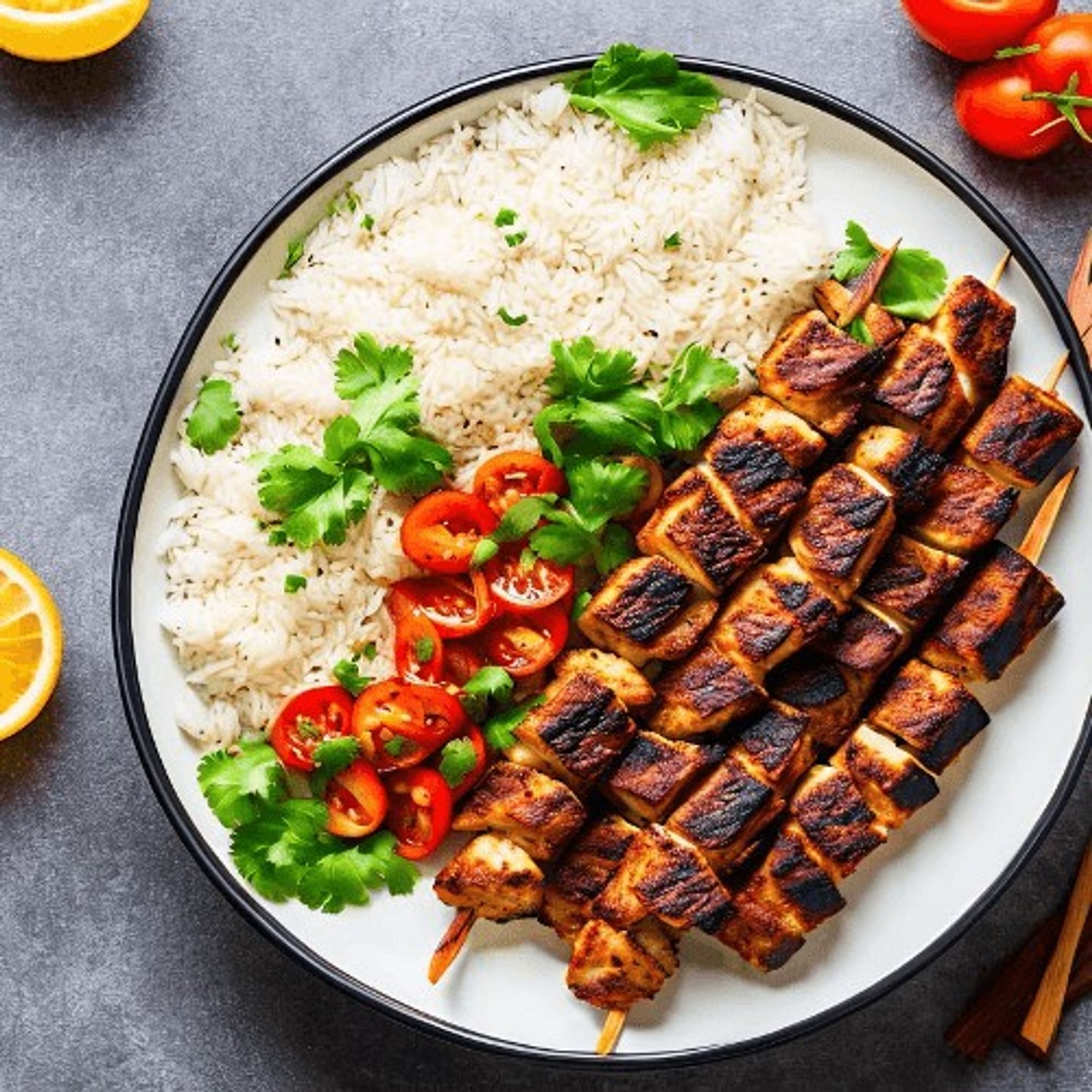 Chicken Kabob Bowl