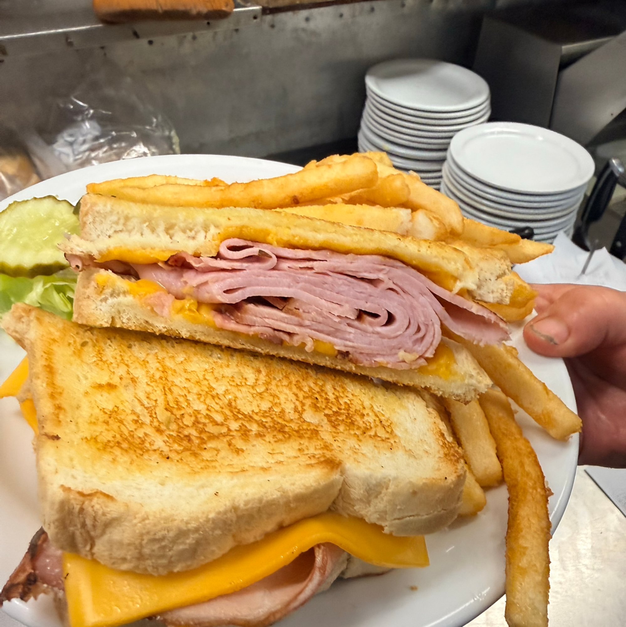 Grilled Ham & Cheese Sandwich