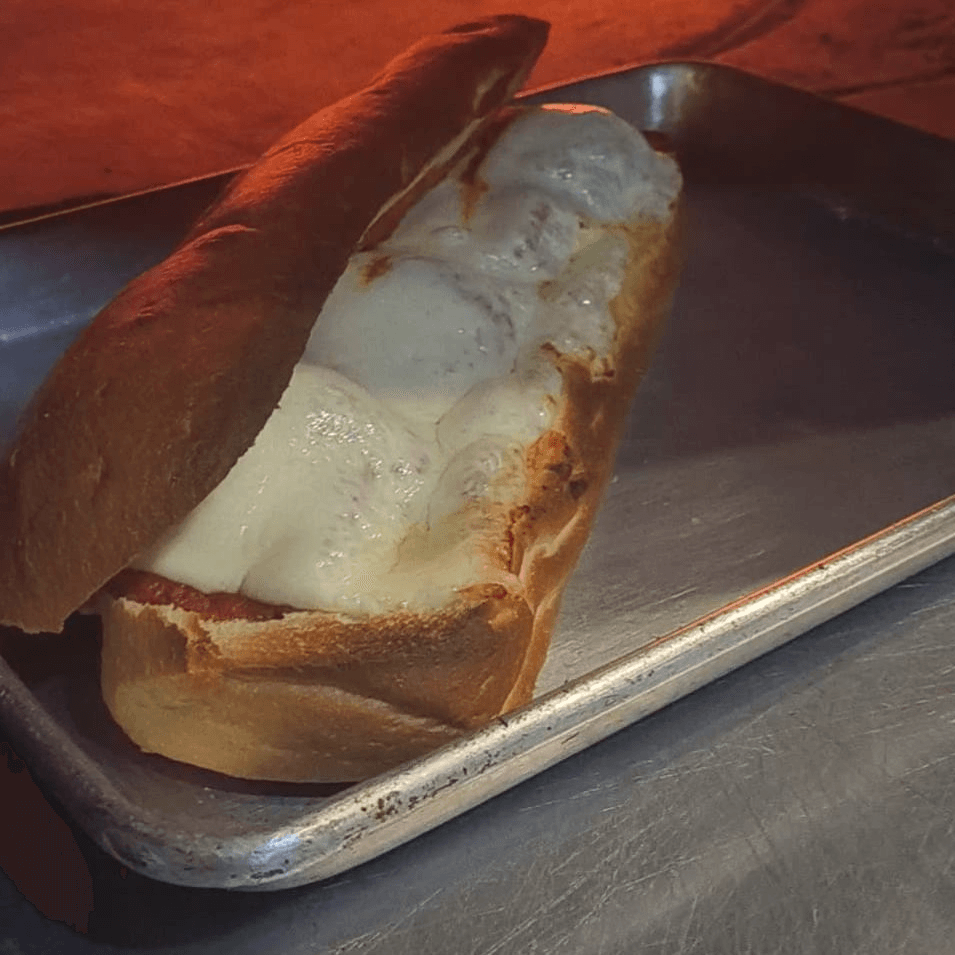 Meatball Parmigiana Sandwich