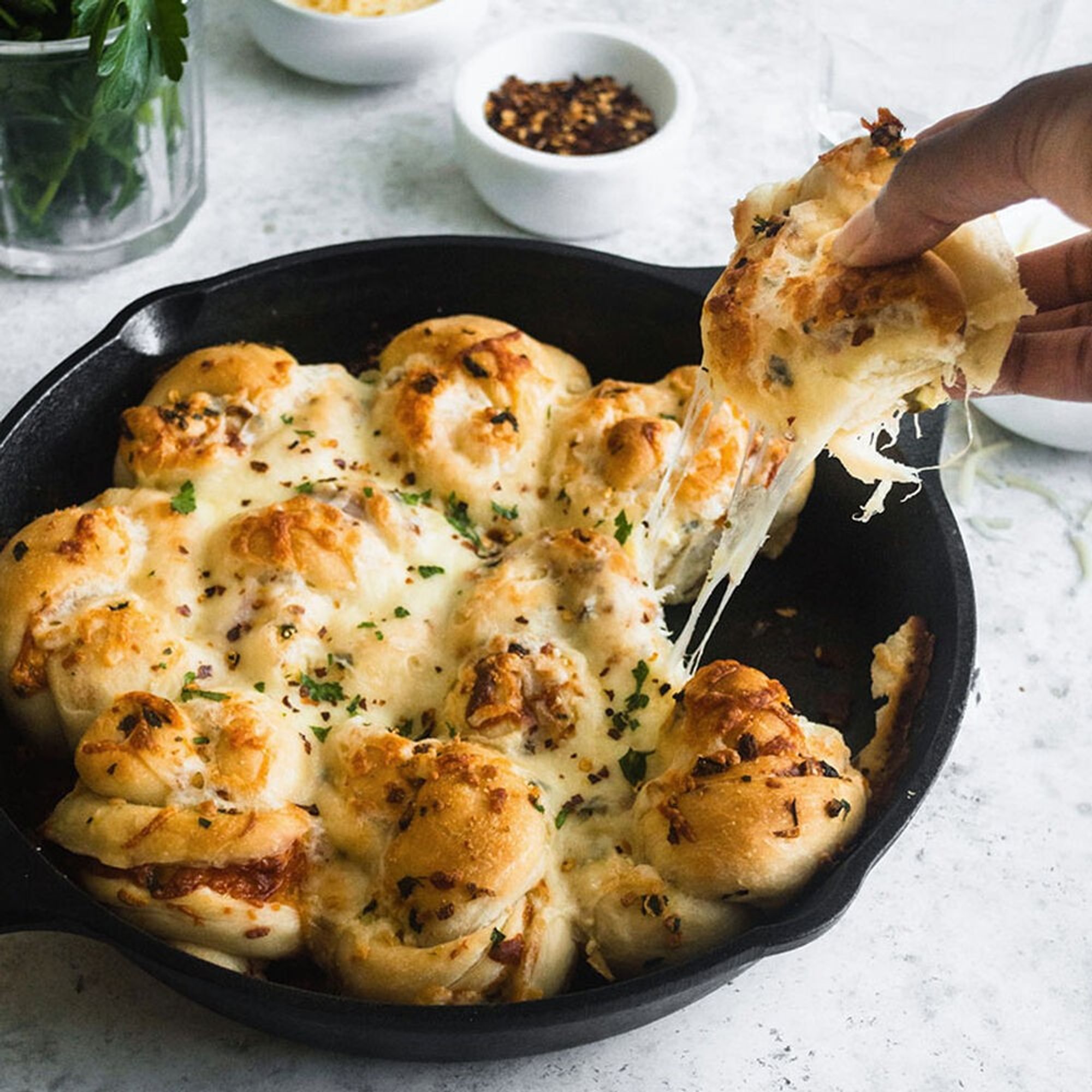 Cheesy Garlic Knots