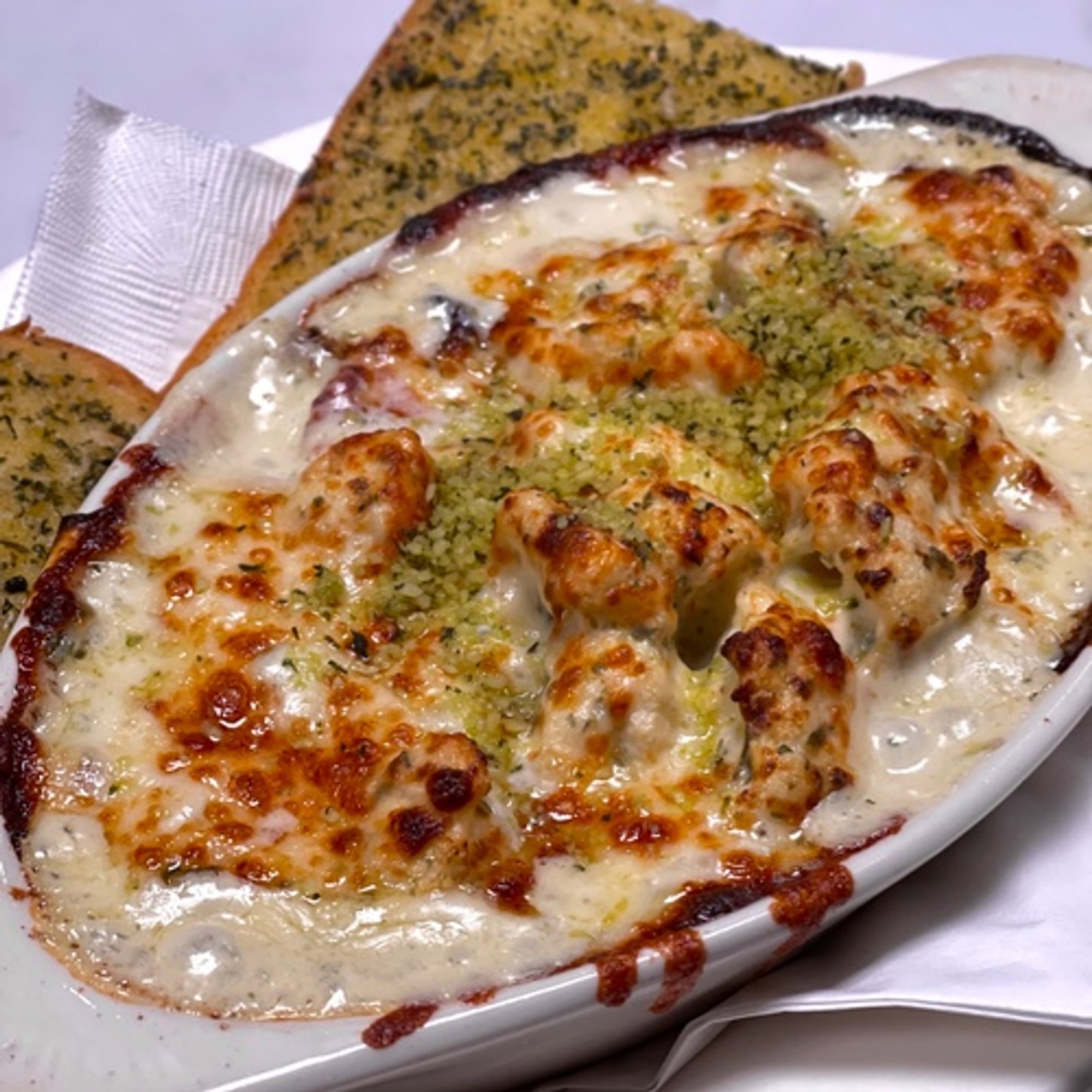 Baked Cauliflower & Broccoli