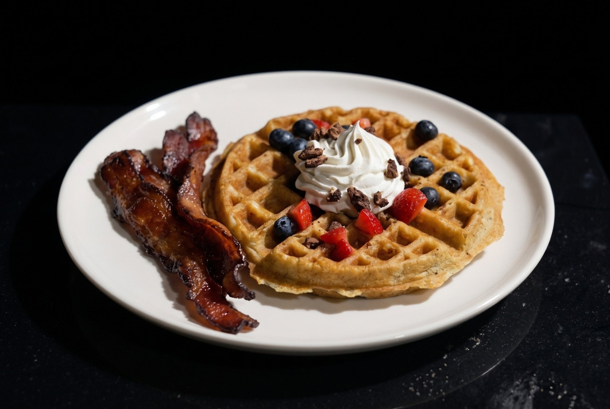 Crisp Cinnamon Waffles