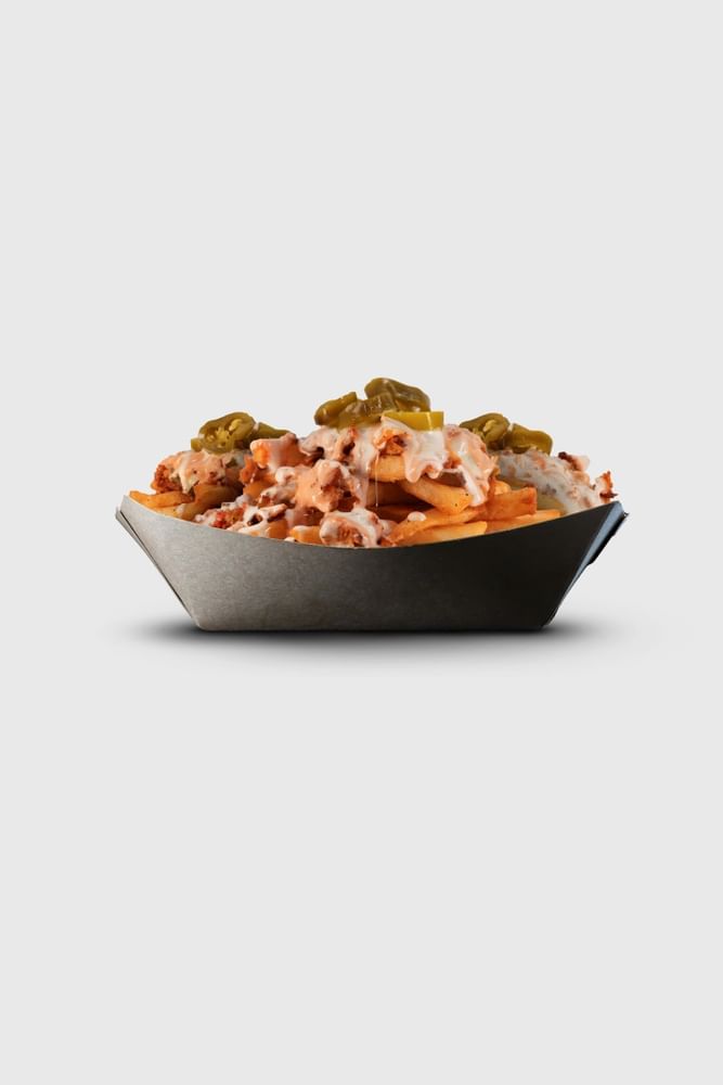Spicy Chicken Loaded Fries