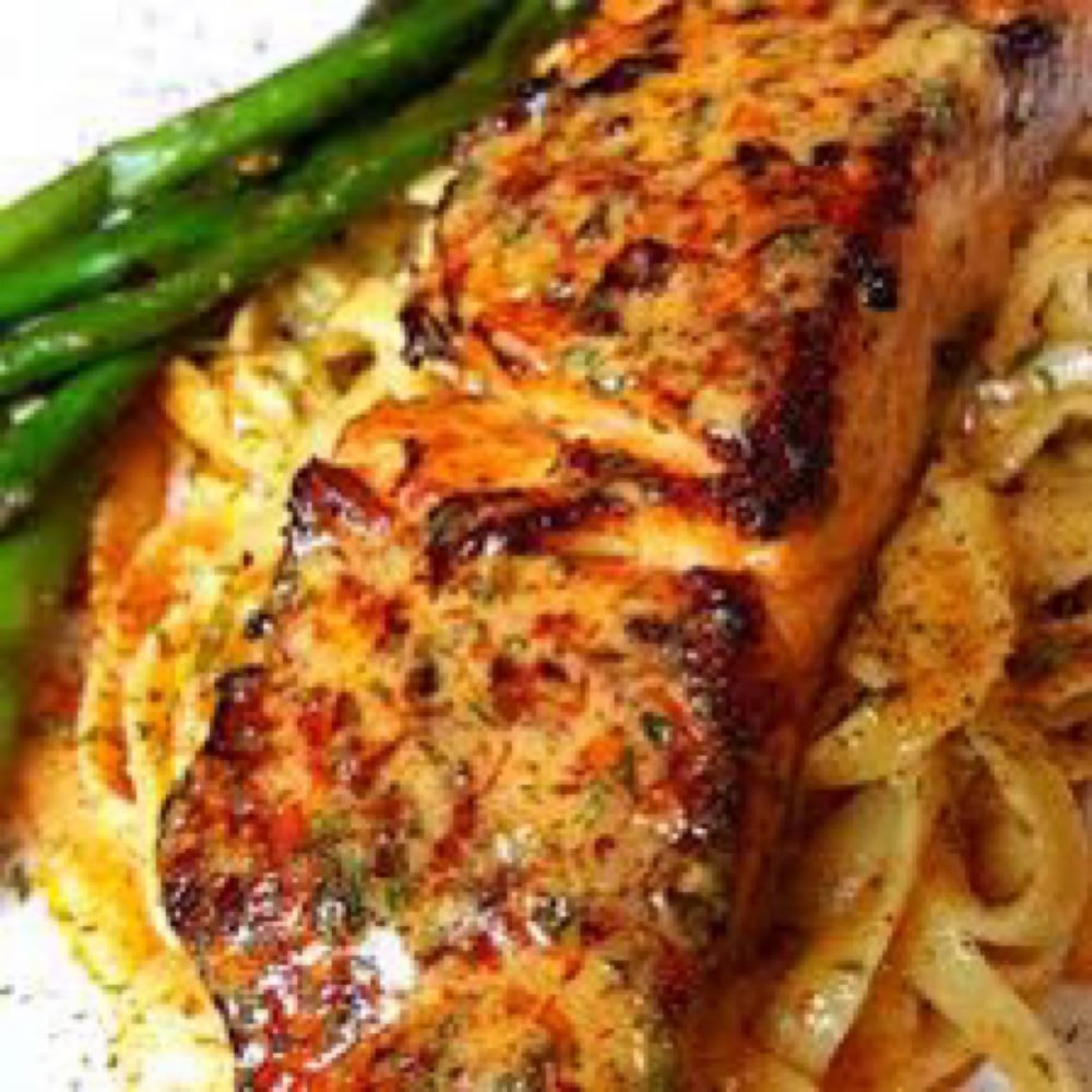 Cajun Salmon Pasta