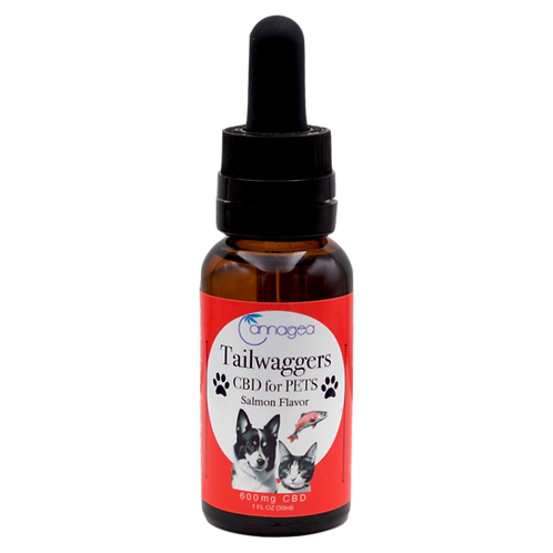 Tailwaggers Calming CBD Oil for Cats & Dogs 600mg Salmon Flavor
