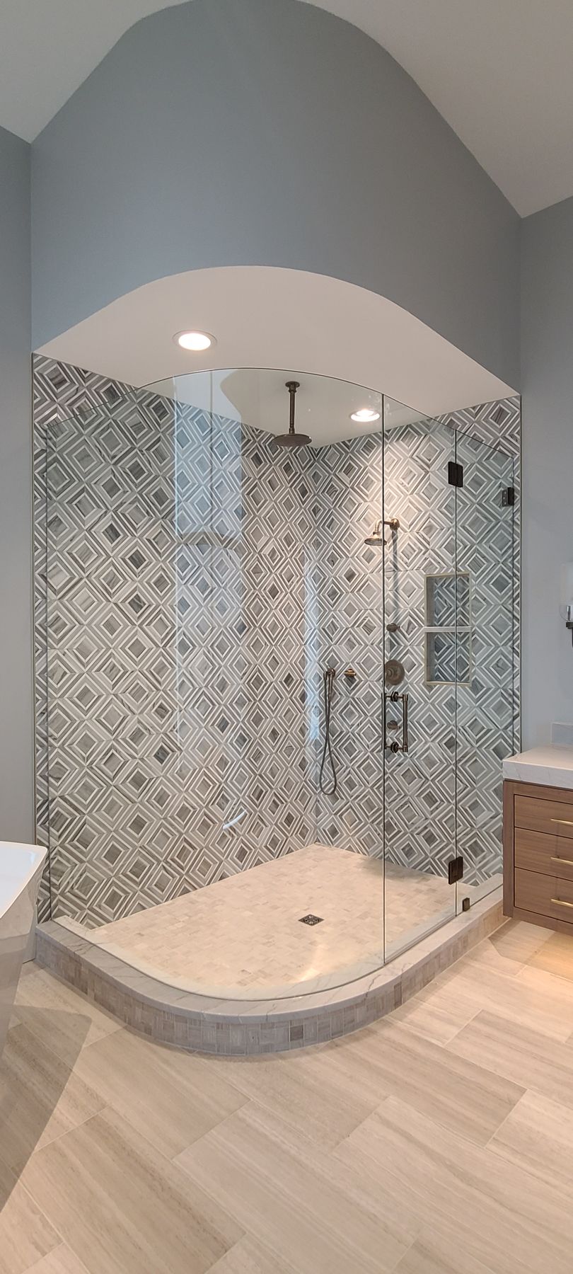 Curved Glass Shower Doors