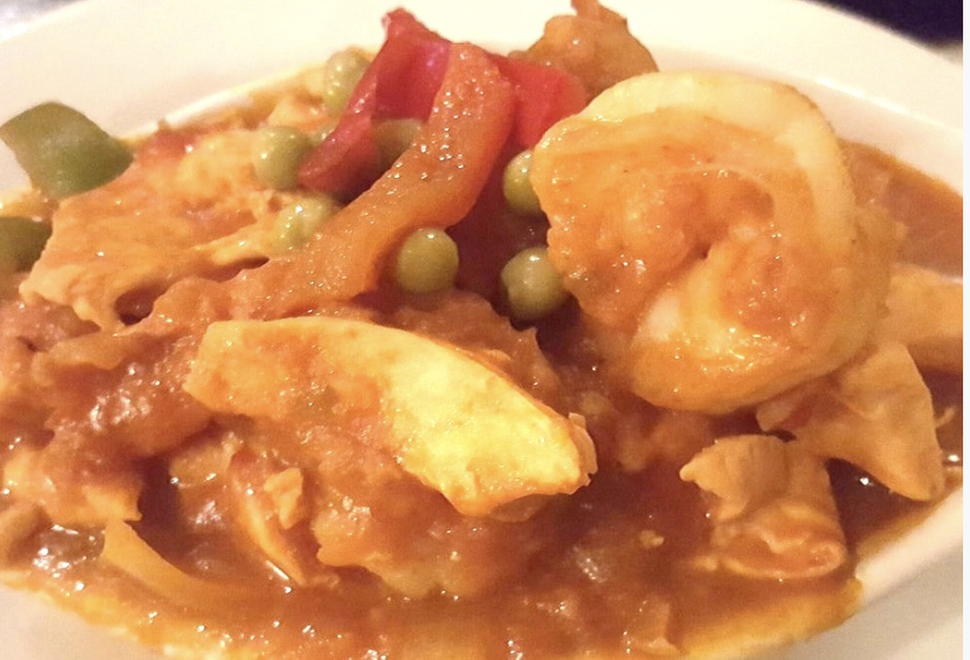 Shrimp and Chicken in Creole Sauce