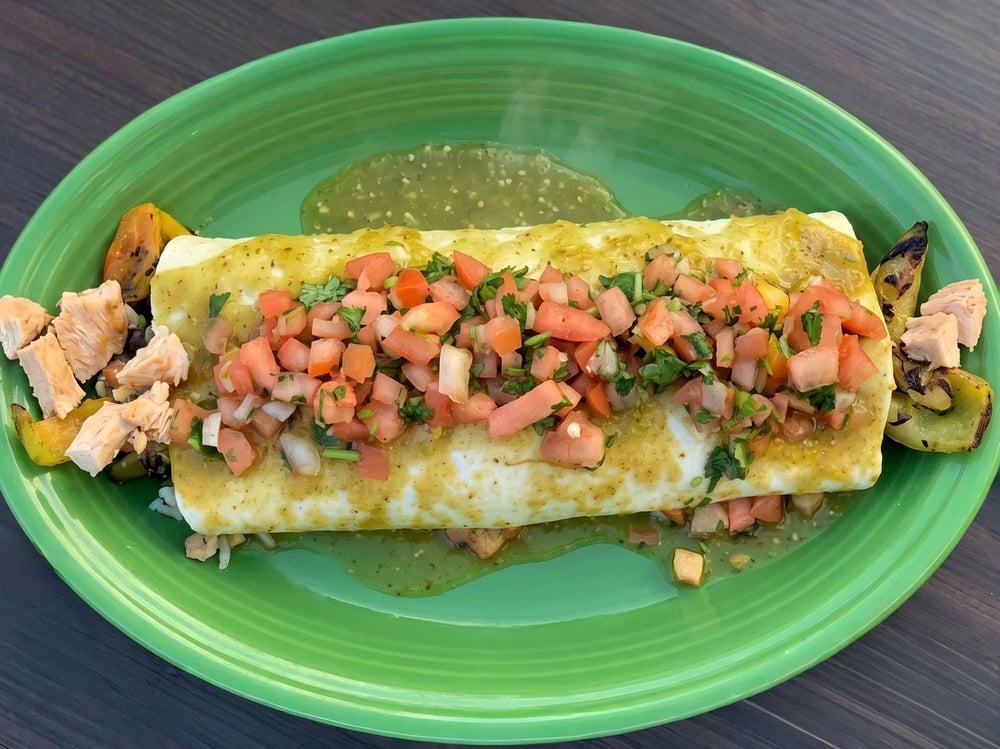 L/Pollo Asado Burrito