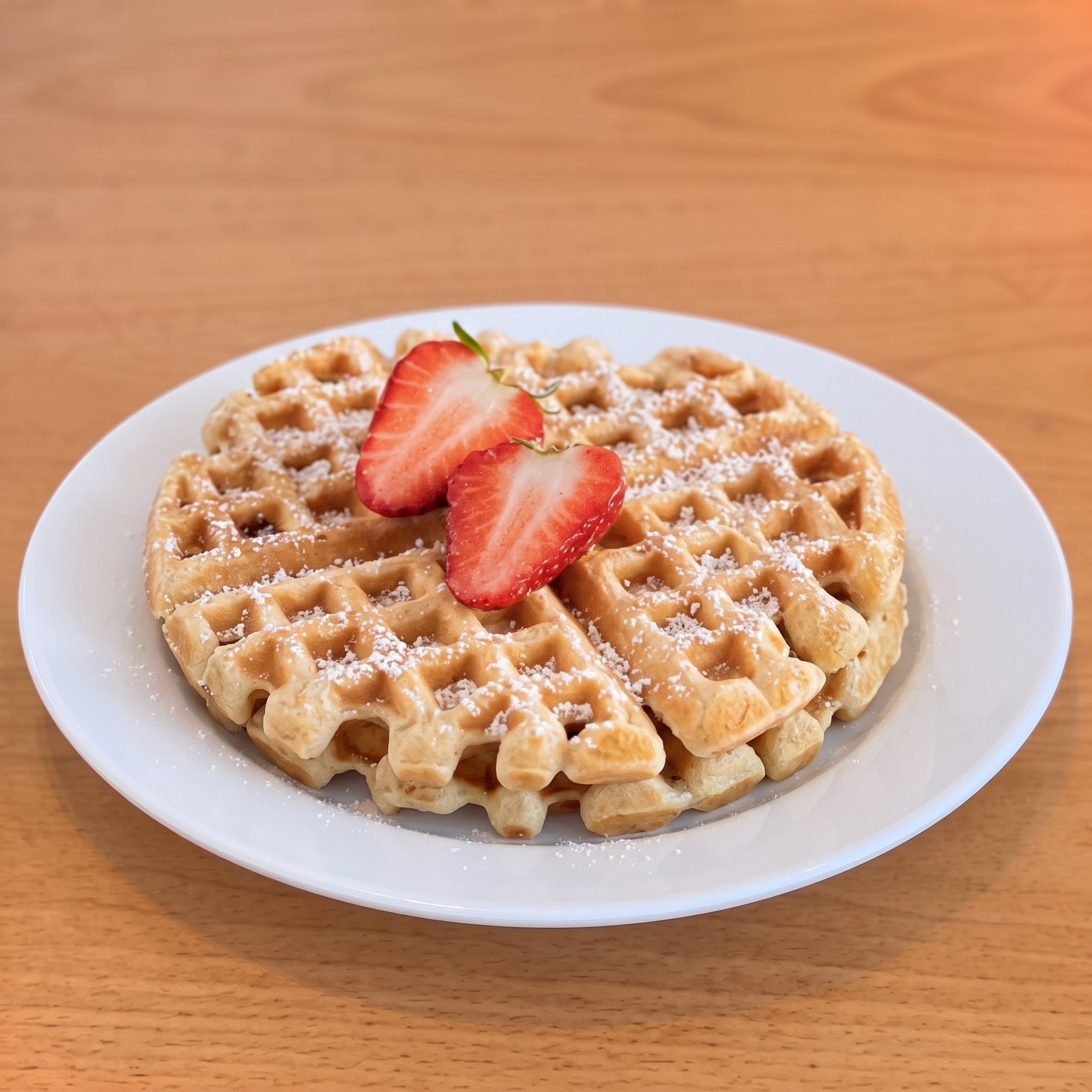 Side Belgian Waffle