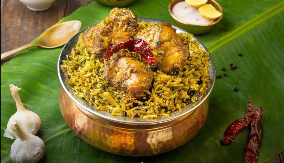Gongura Chicken Biryani