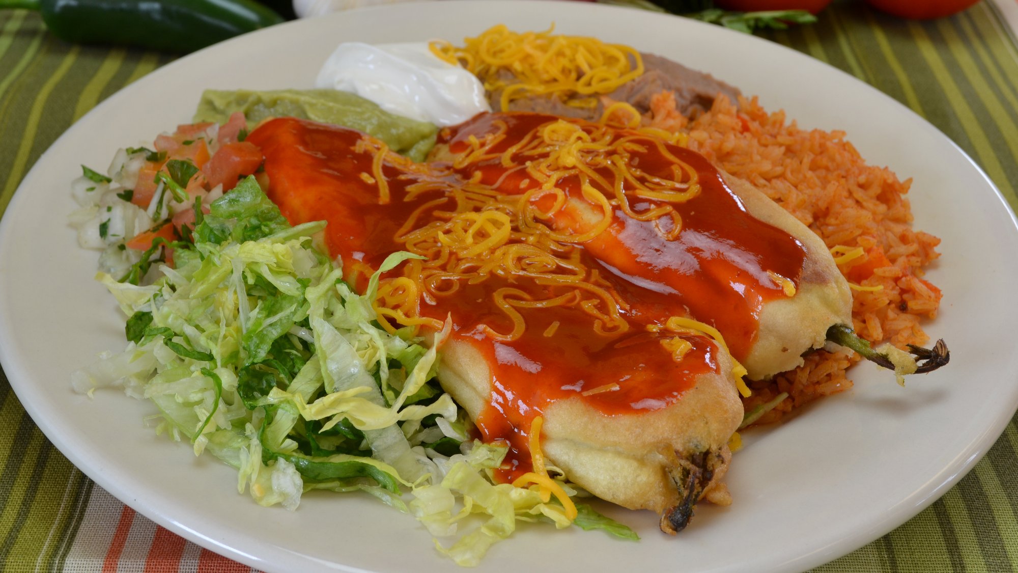 #11 Two Chile Rellenos Combo