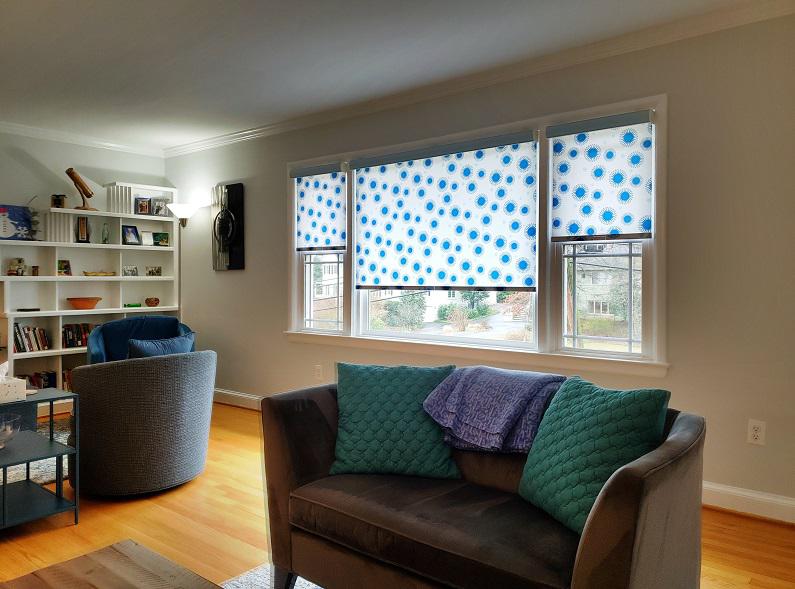 Our customized Roller Shades are a popular window solution for your house in Alexandria, as they come in multiple patterns and designs that fit to a T.