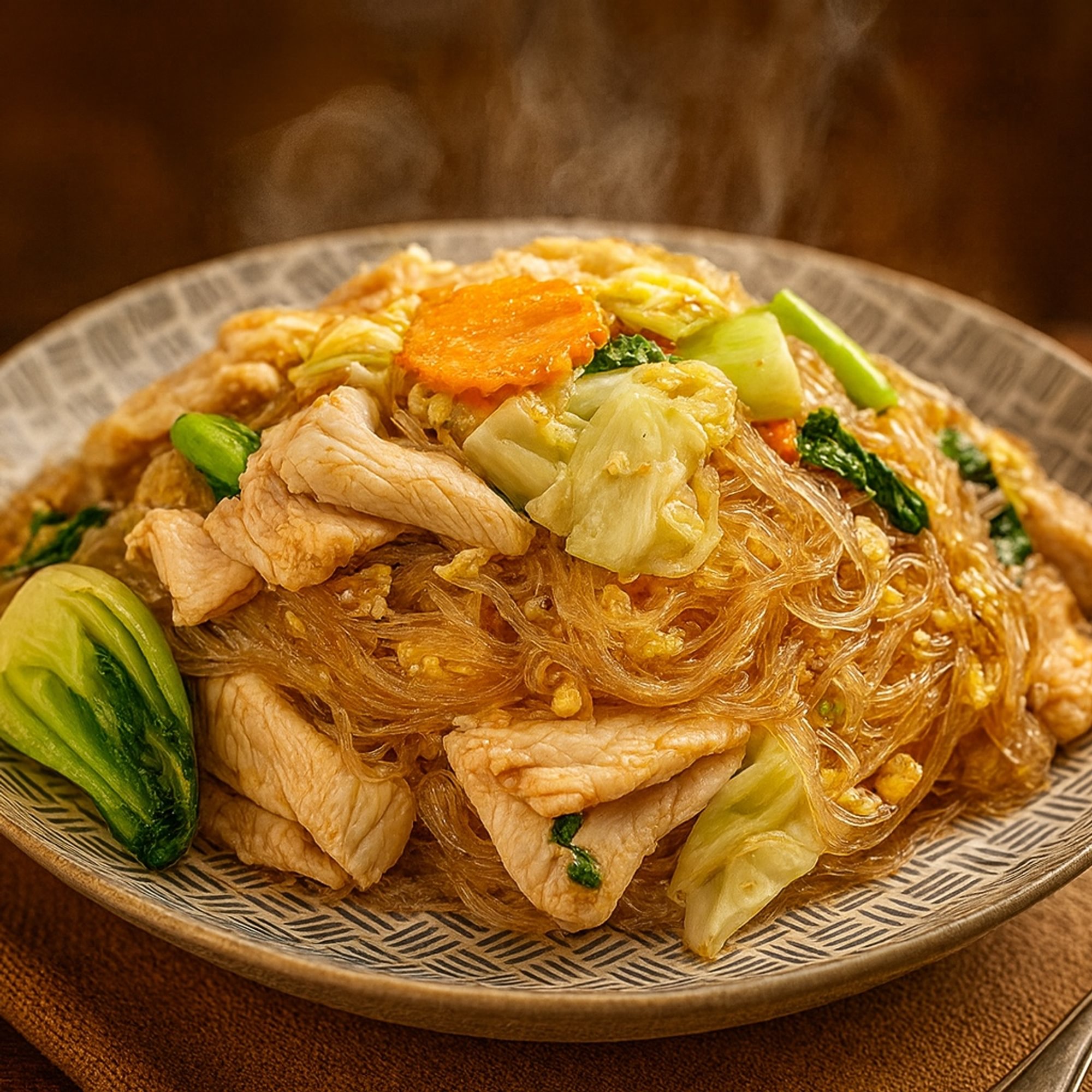 Pad woon sen noodles