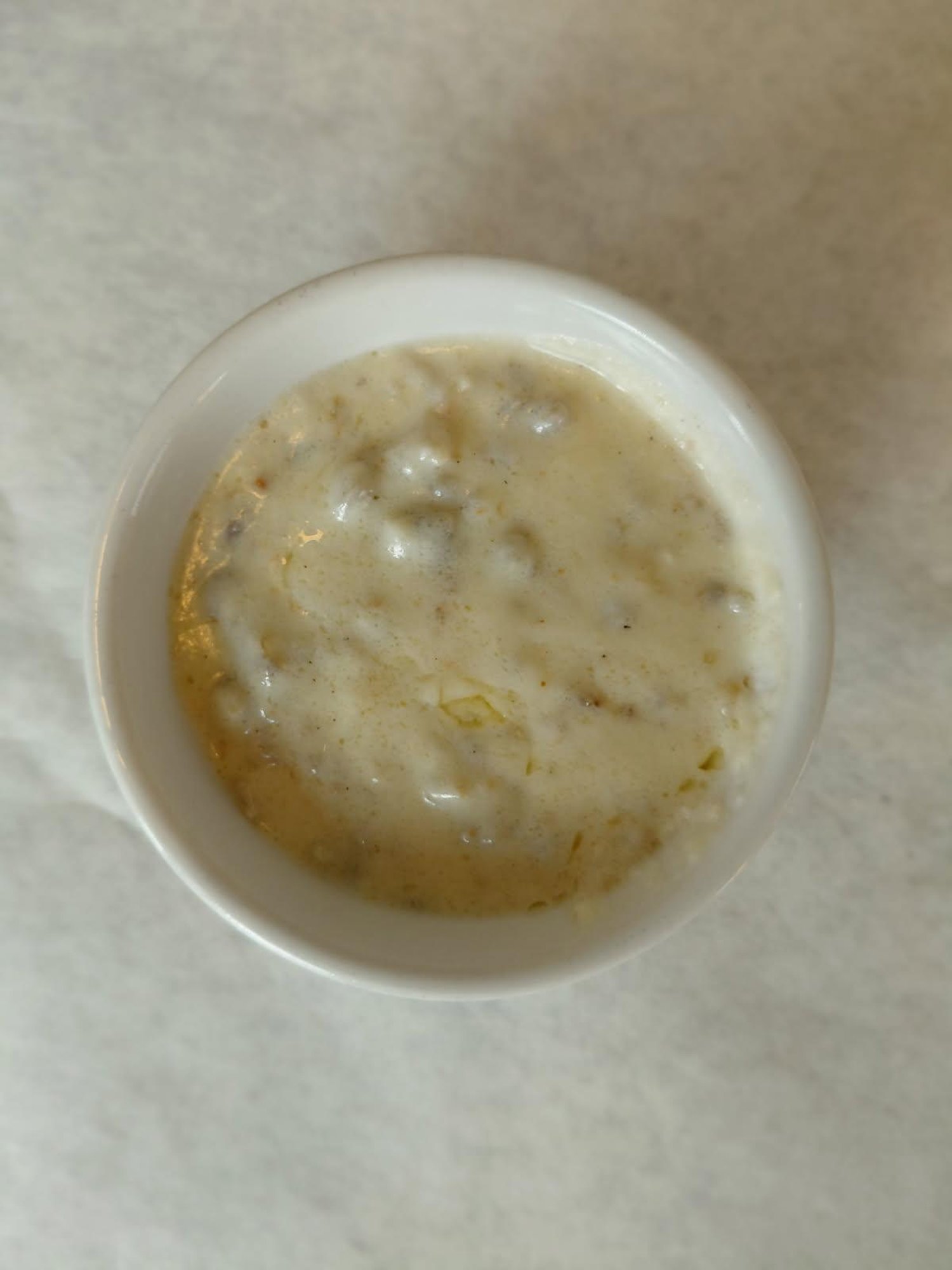 Cup of Sausage Gravy