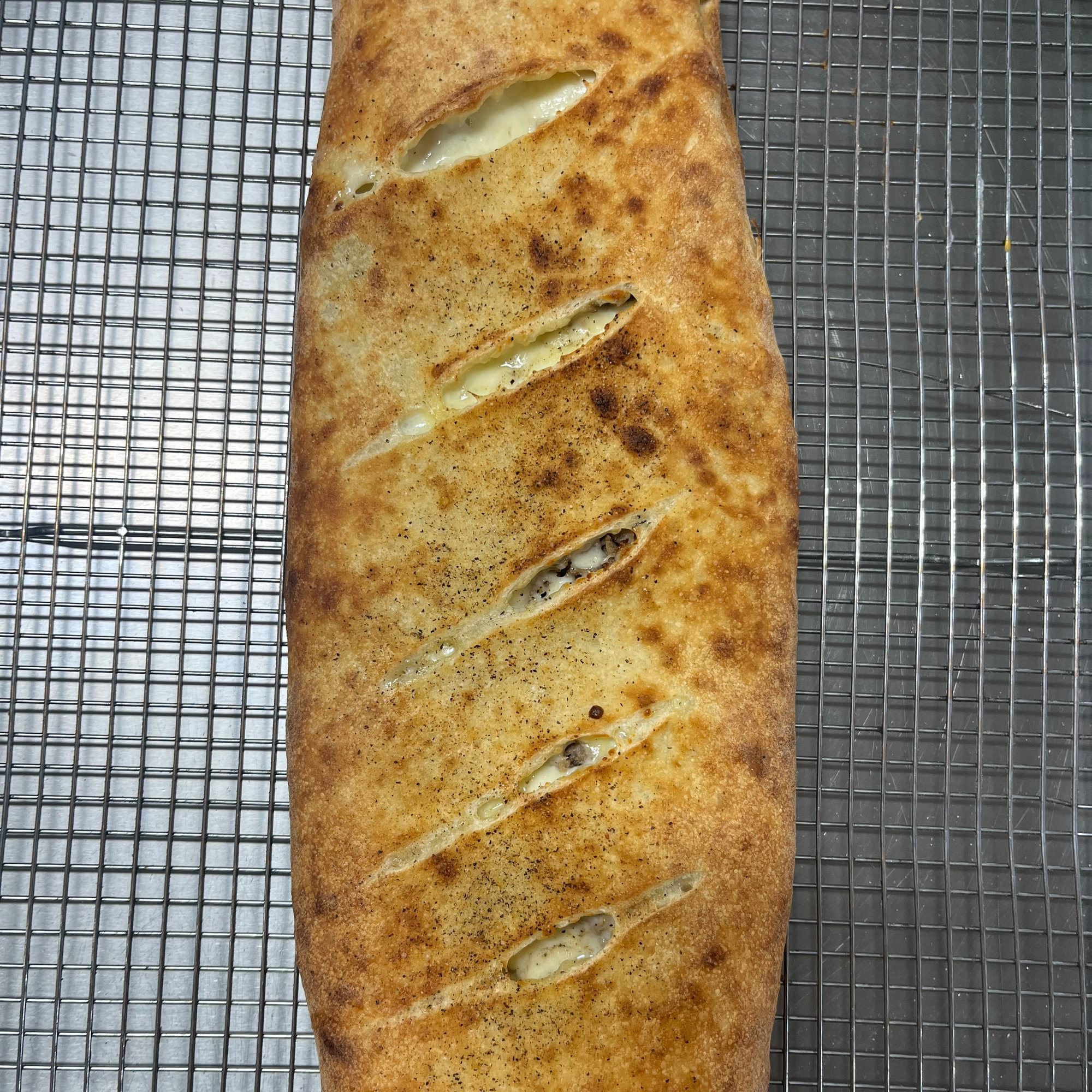Cheese Steak Stromboli