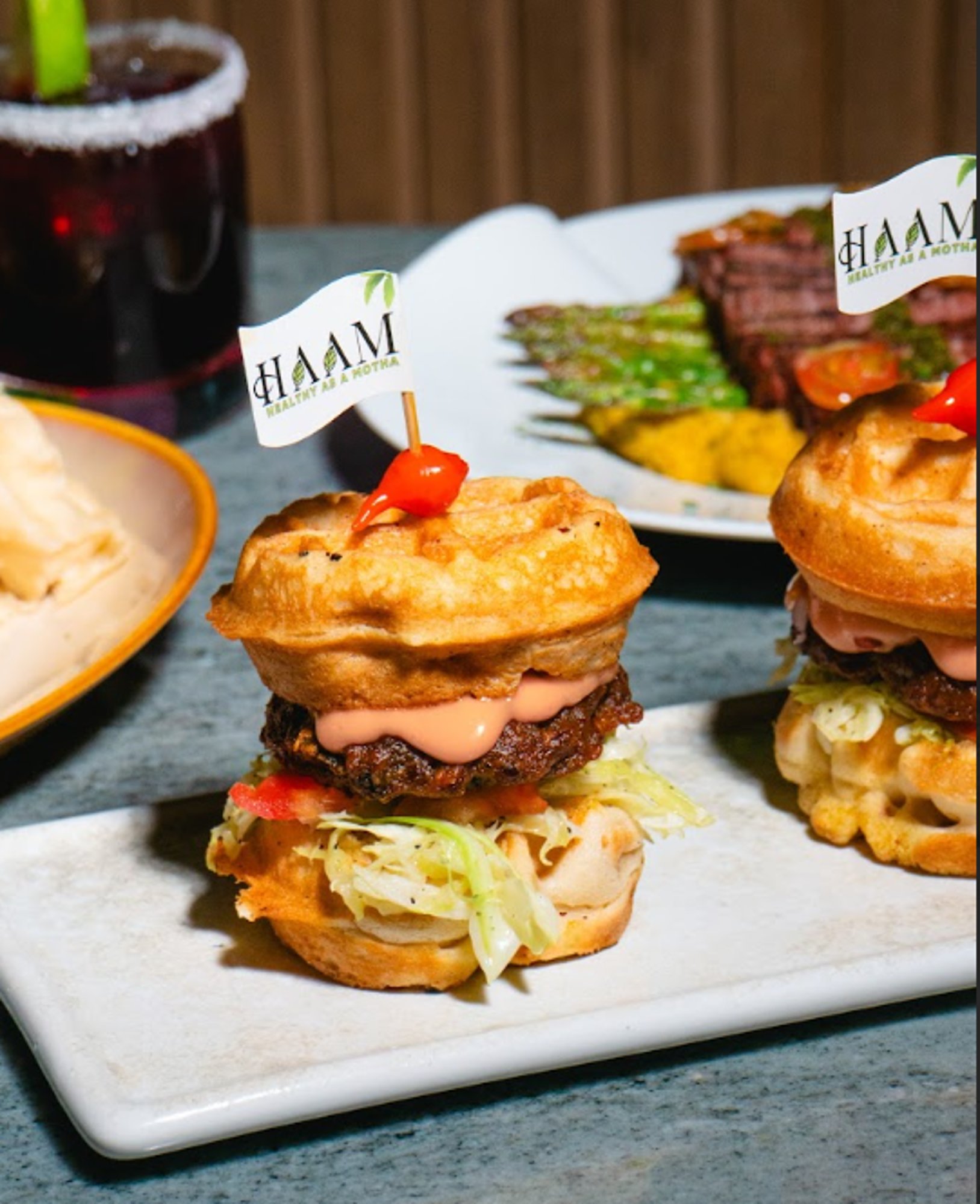 Chimi Waffle Sliders