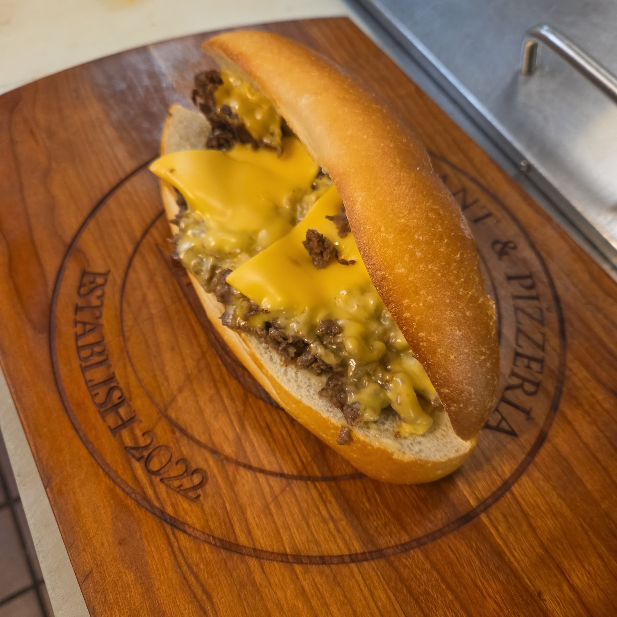 SM 7" Plain Cheesesteak
