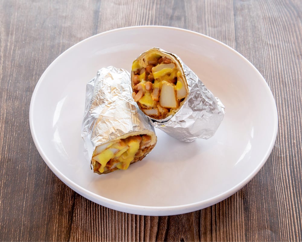 Cheezy Bean and Papa Burrito