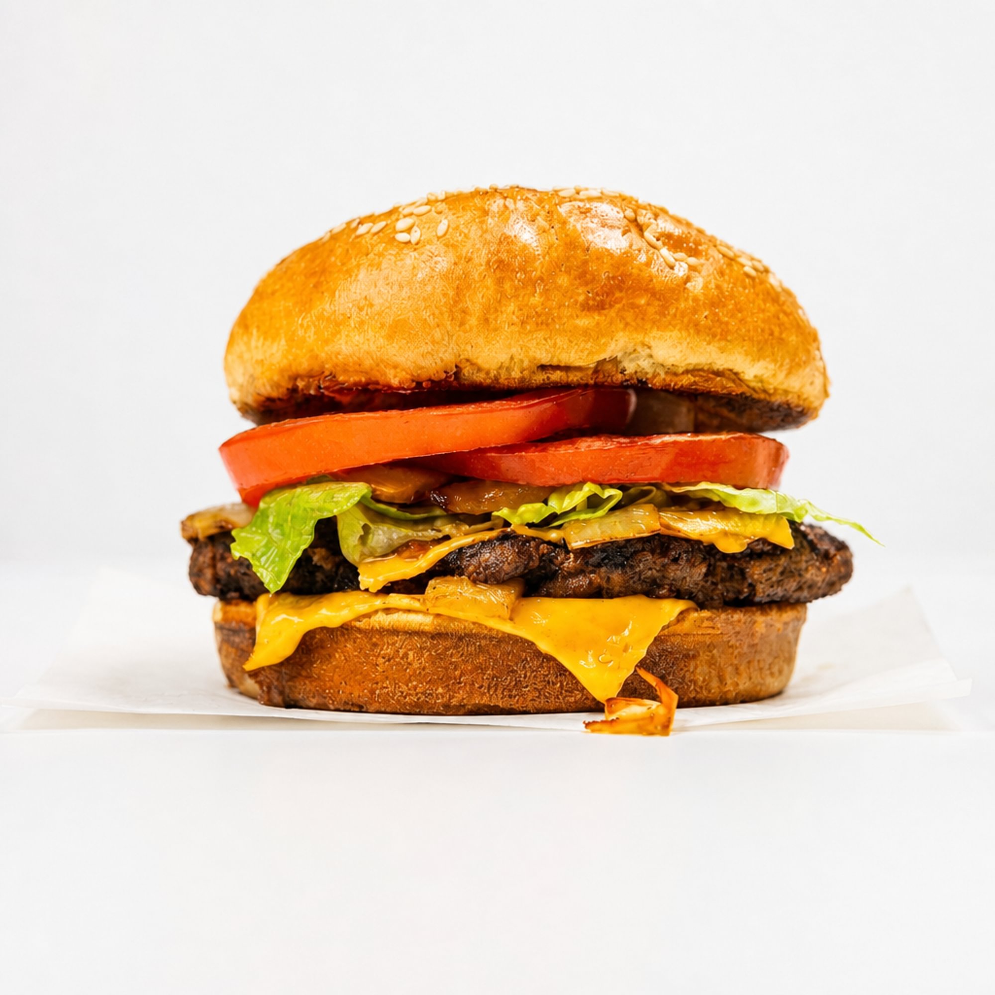 Chapli Kabab Burger Meal