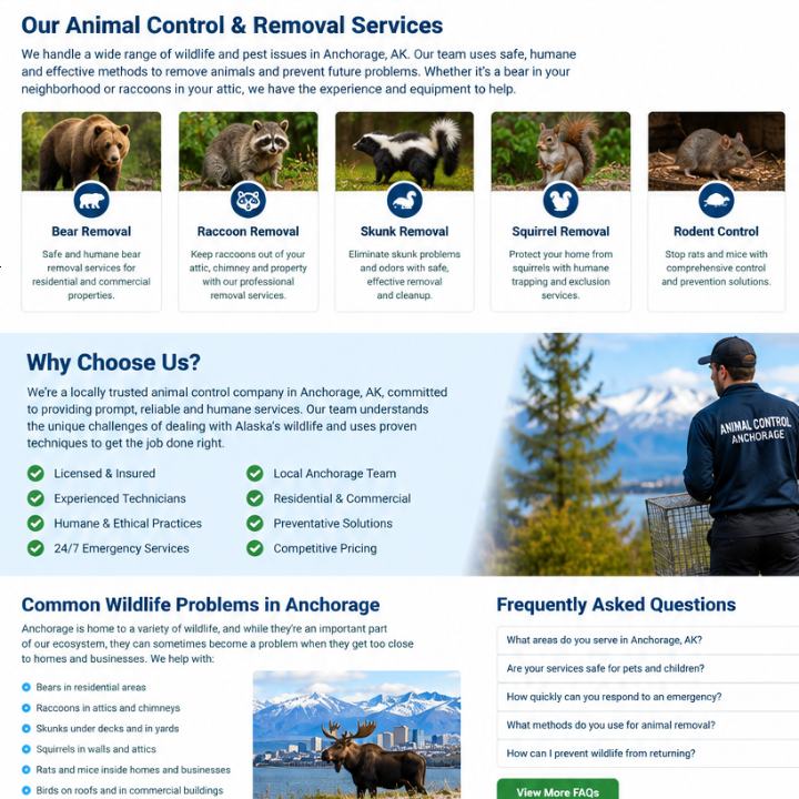 Animal Control & Removal Anchorage