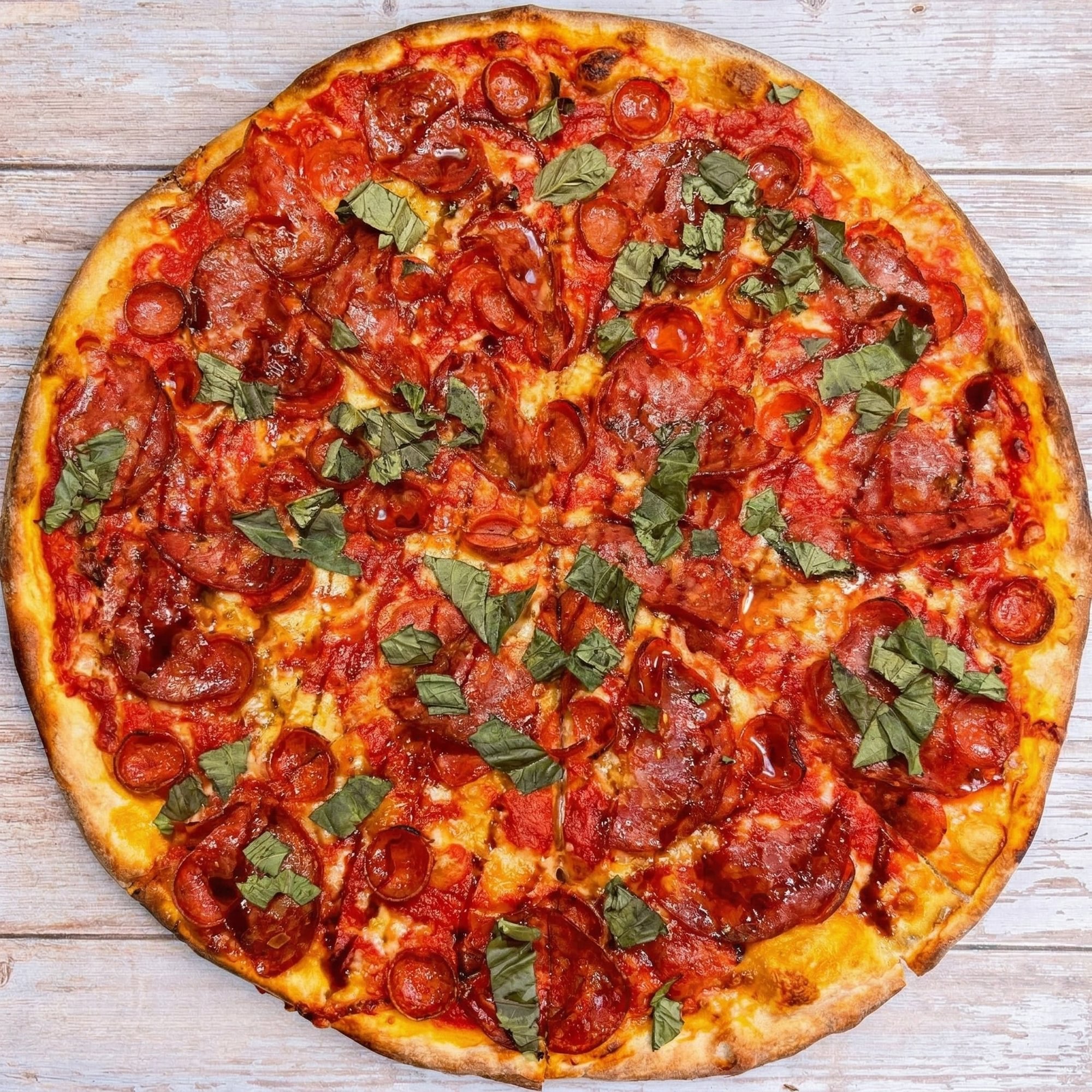 THCR Angels Demons Specialty Pizza