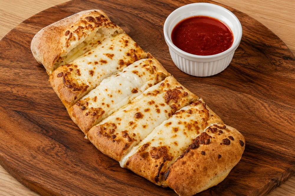 Pepperoni Stuffed Breadsticks