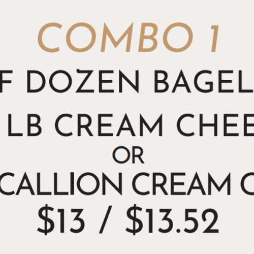 Bagel Combo 1