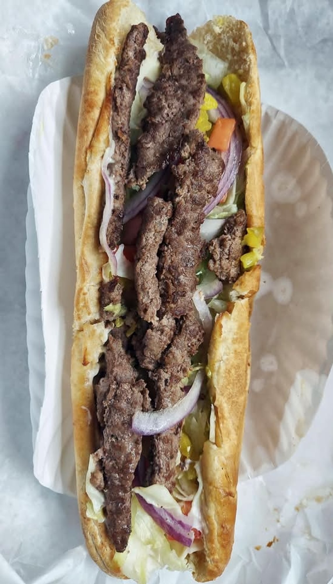 Cheeseburger Sub
