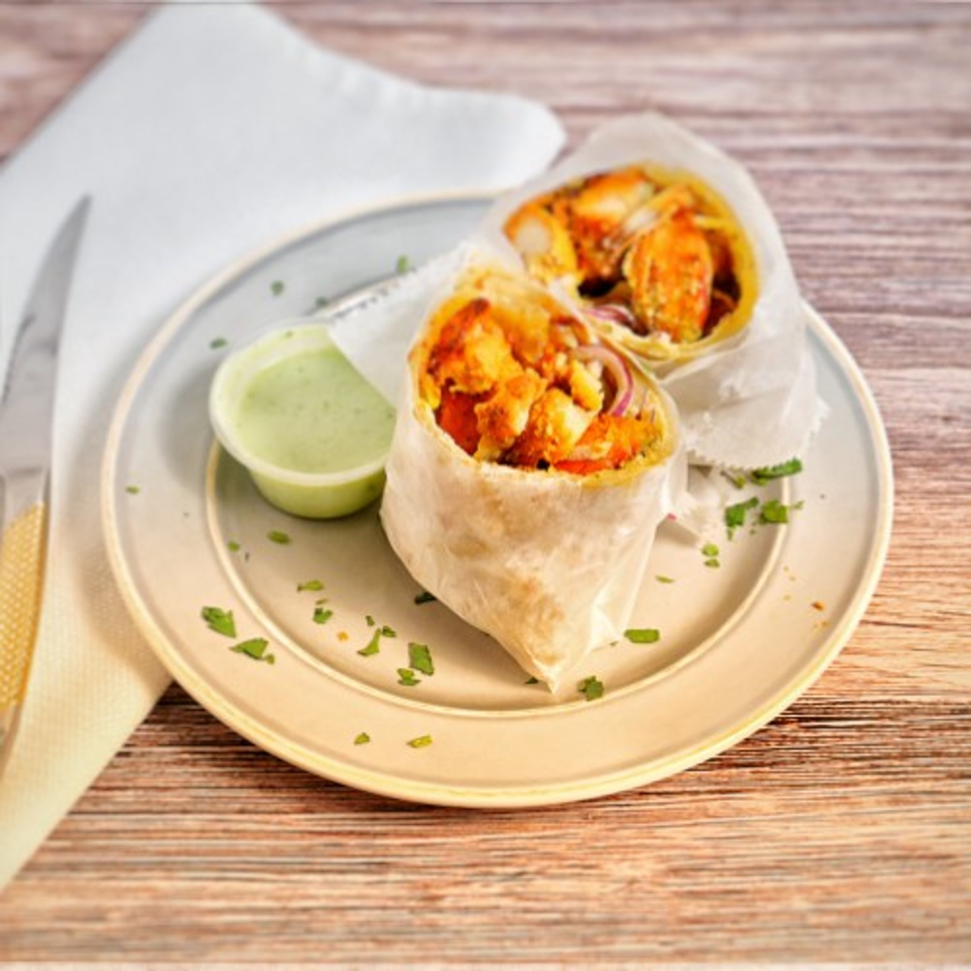 🔥 Chicken Tikka Roll