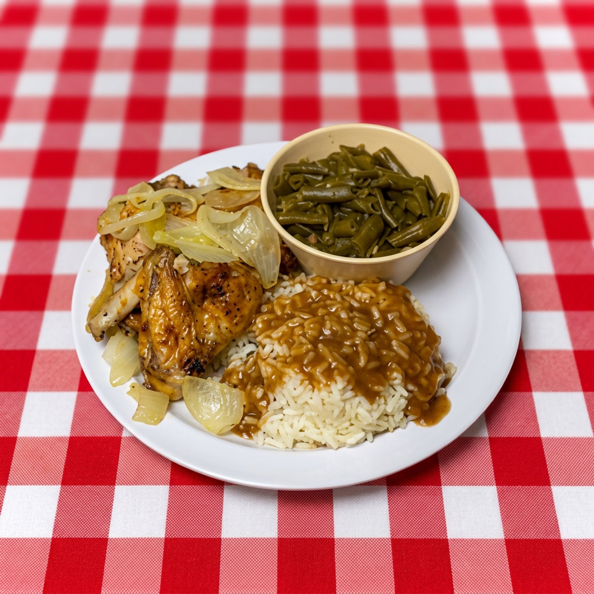 Baked Chicken Wing w/ (2) Sides