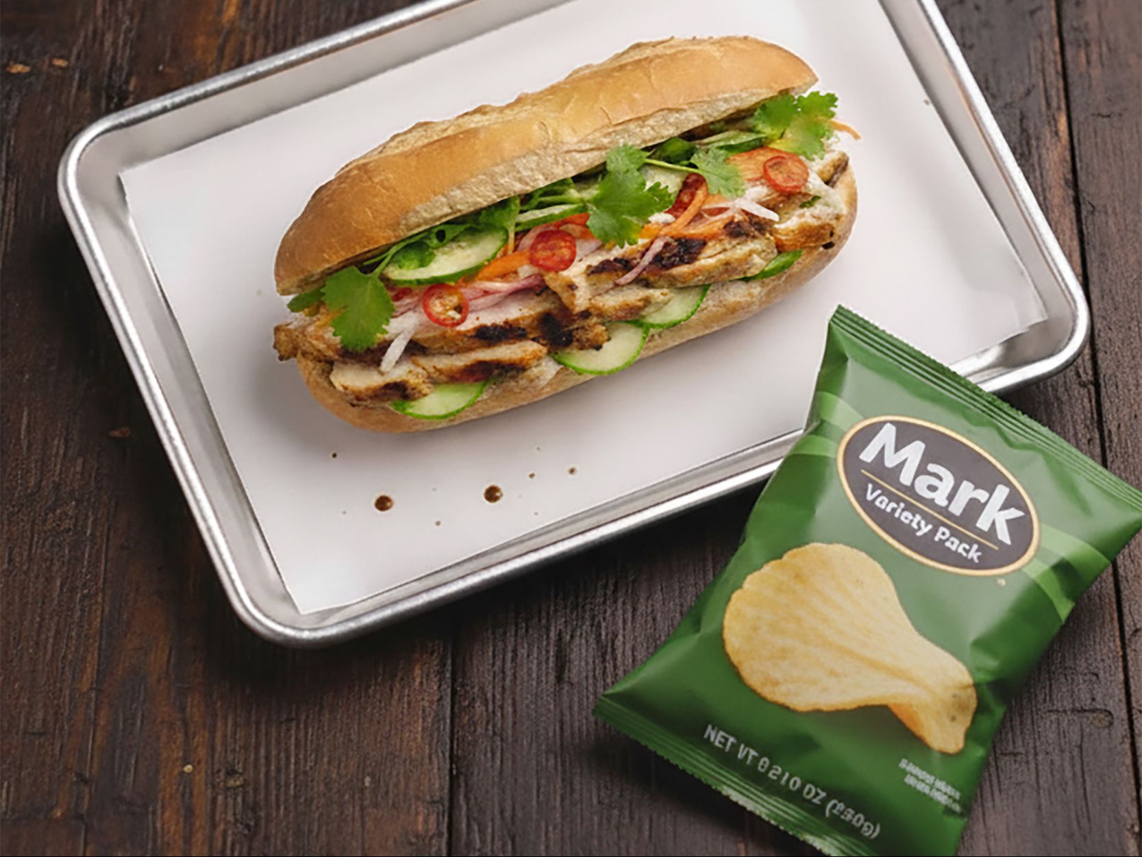 B6. Shrimp Banh Mi