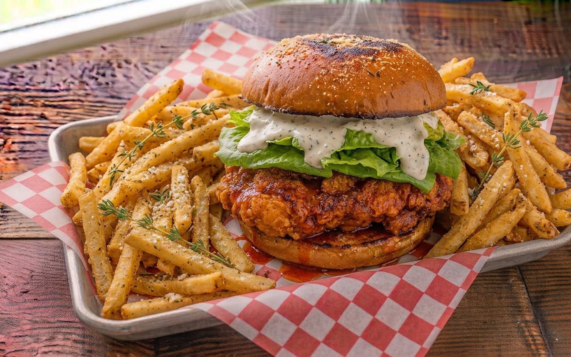 Buffalo Chicken Burger