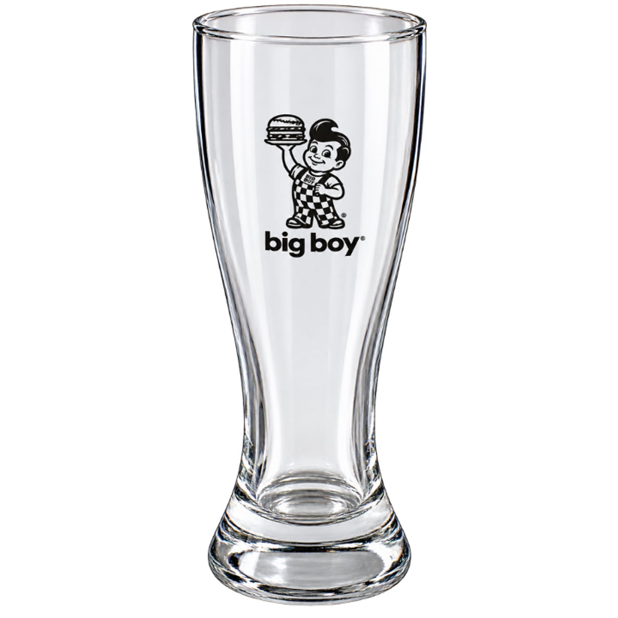 Pilsner Footed Glass - Black Etched