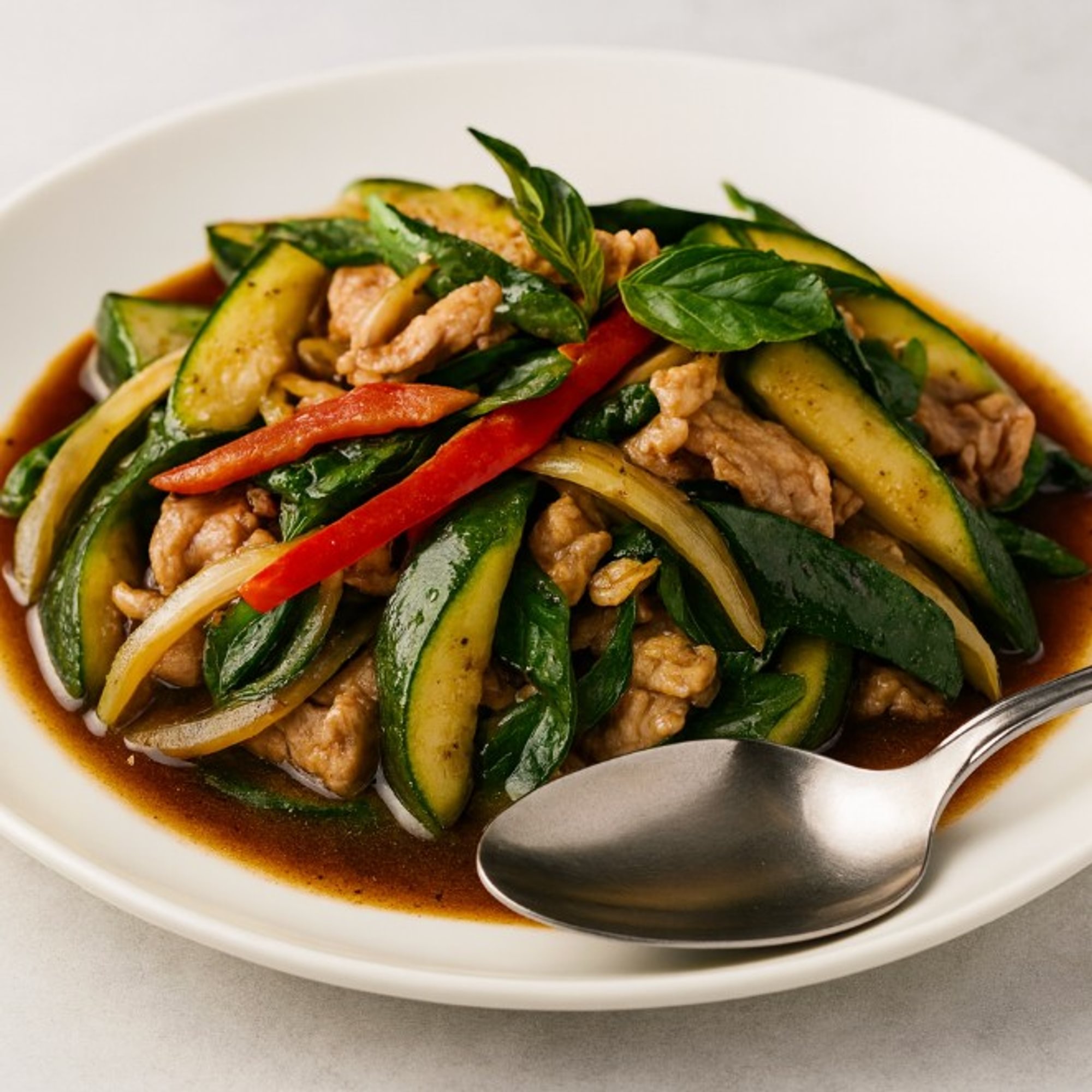 E7 Thai Basil Stir-Fried