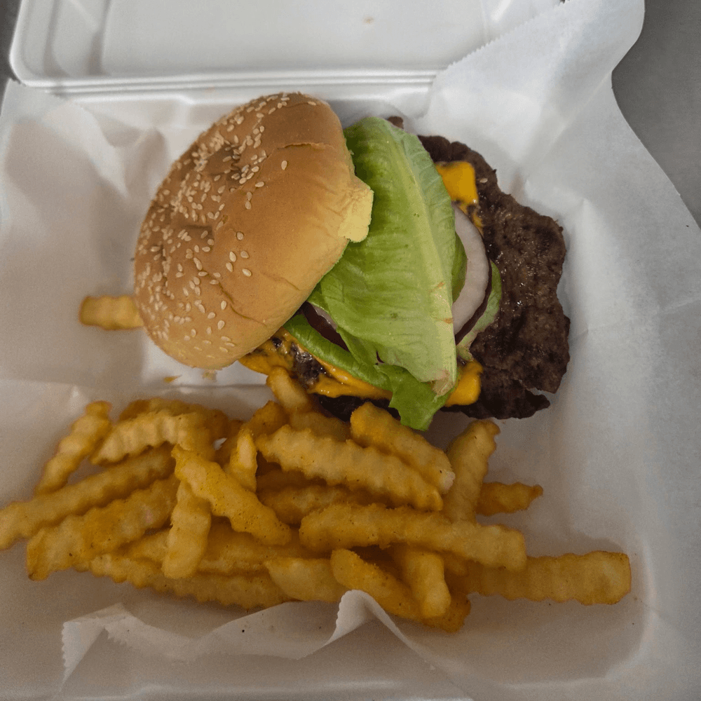 Cheeseburger with Fries