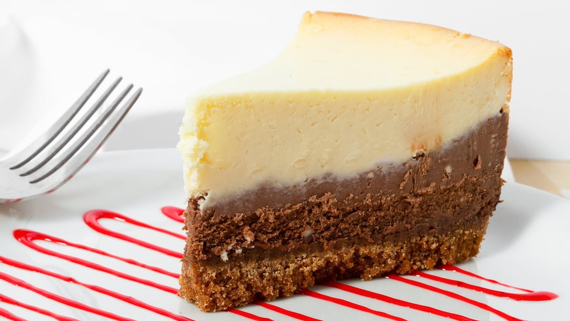 Dark & White Chocolate Cheese Cake