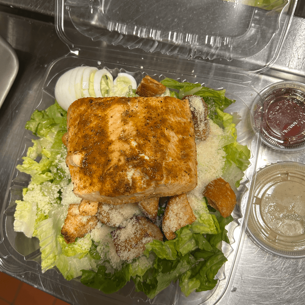 Salmon Caesar Salad