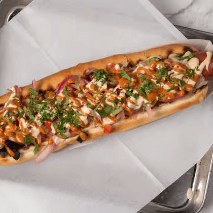 Foot Long Sonoran Hot Dog