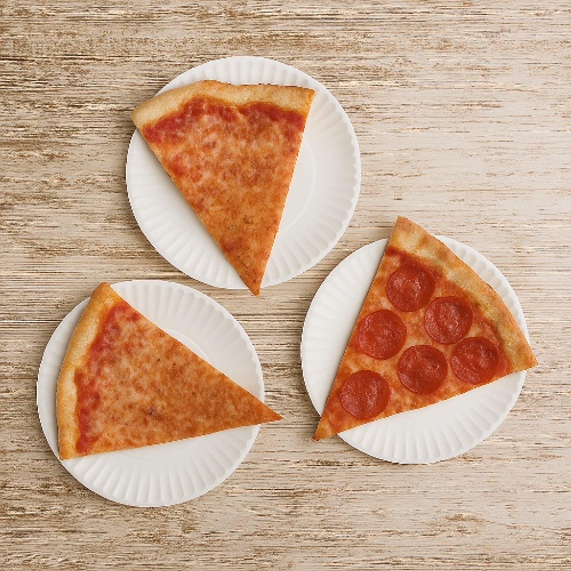 3 Slices Pizza & Can of Soda
