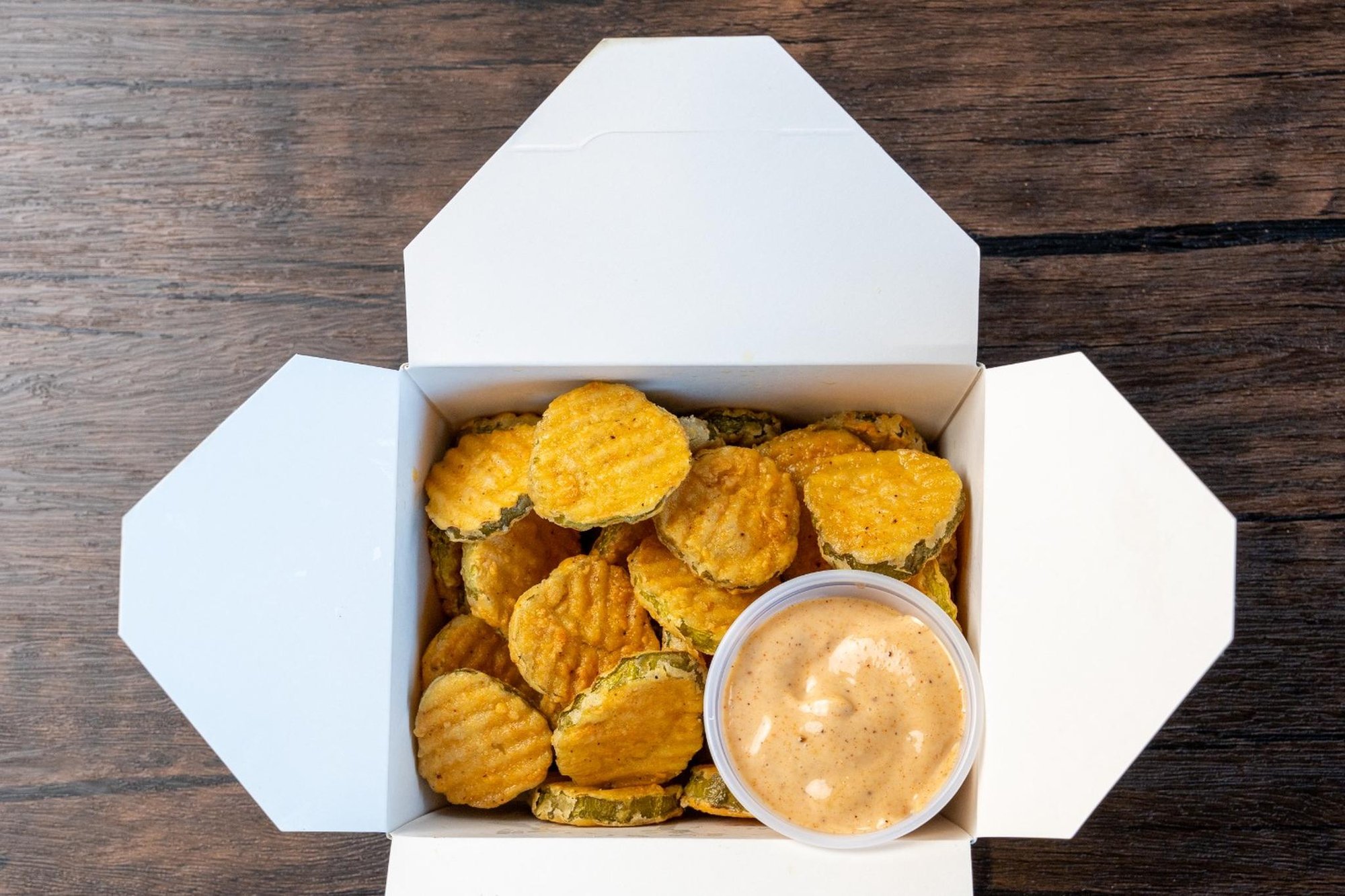 Side Fried Krinkle Kut Pickles
