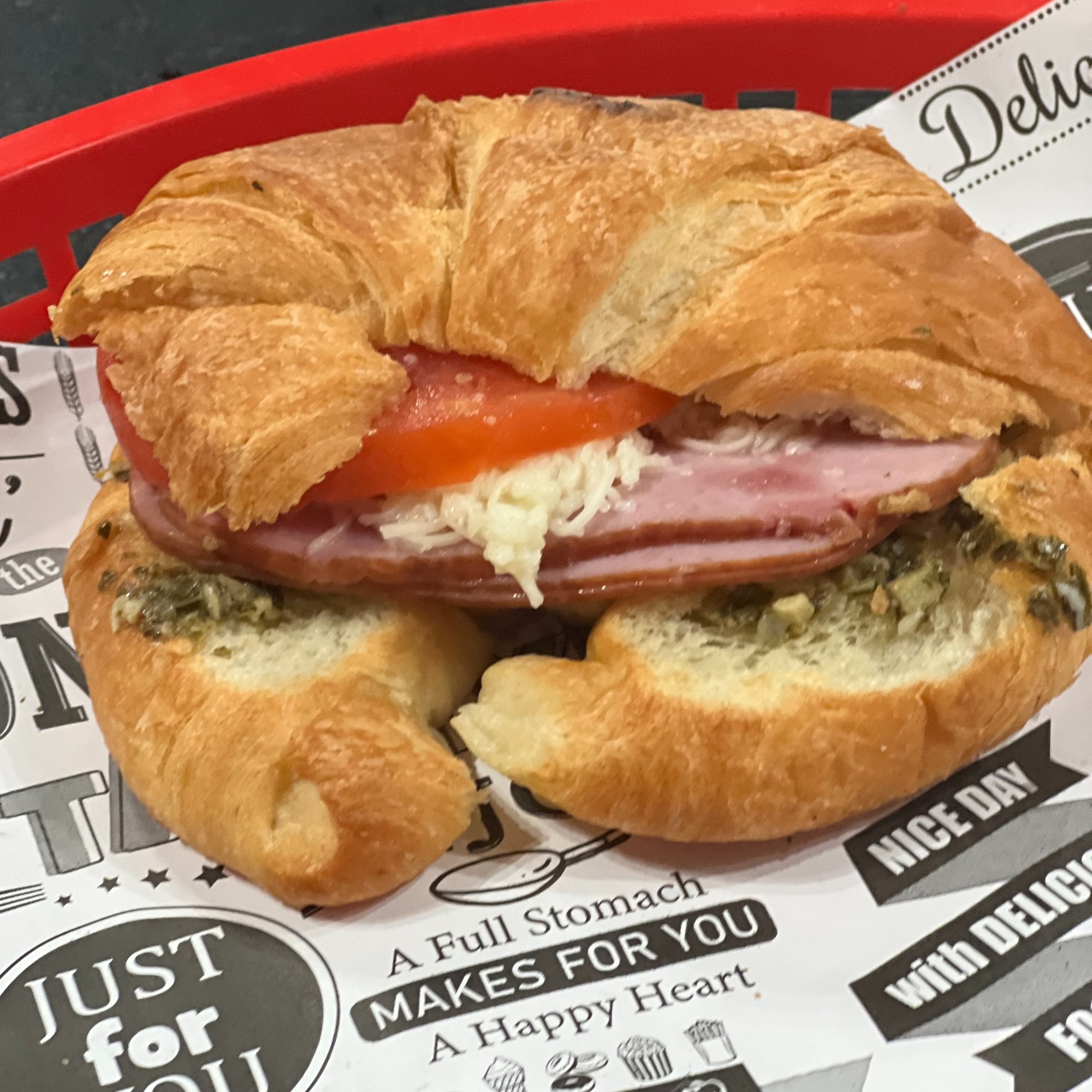 Ham Caprese Sandwich